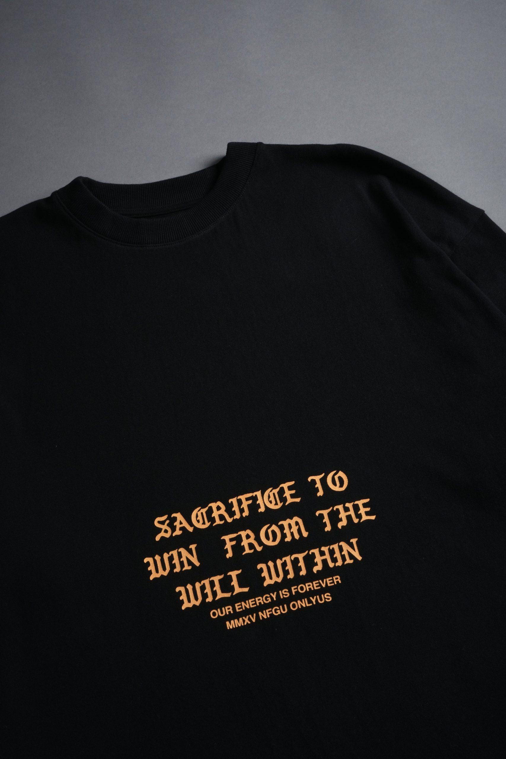 The Will Within Premium Oversized Tee in Black - Image 7