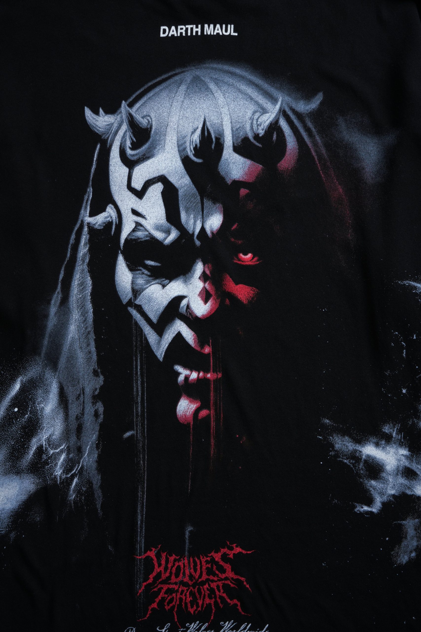 Dark Rage Side By Side Series Premium Oversized Tee in Black - Image 10