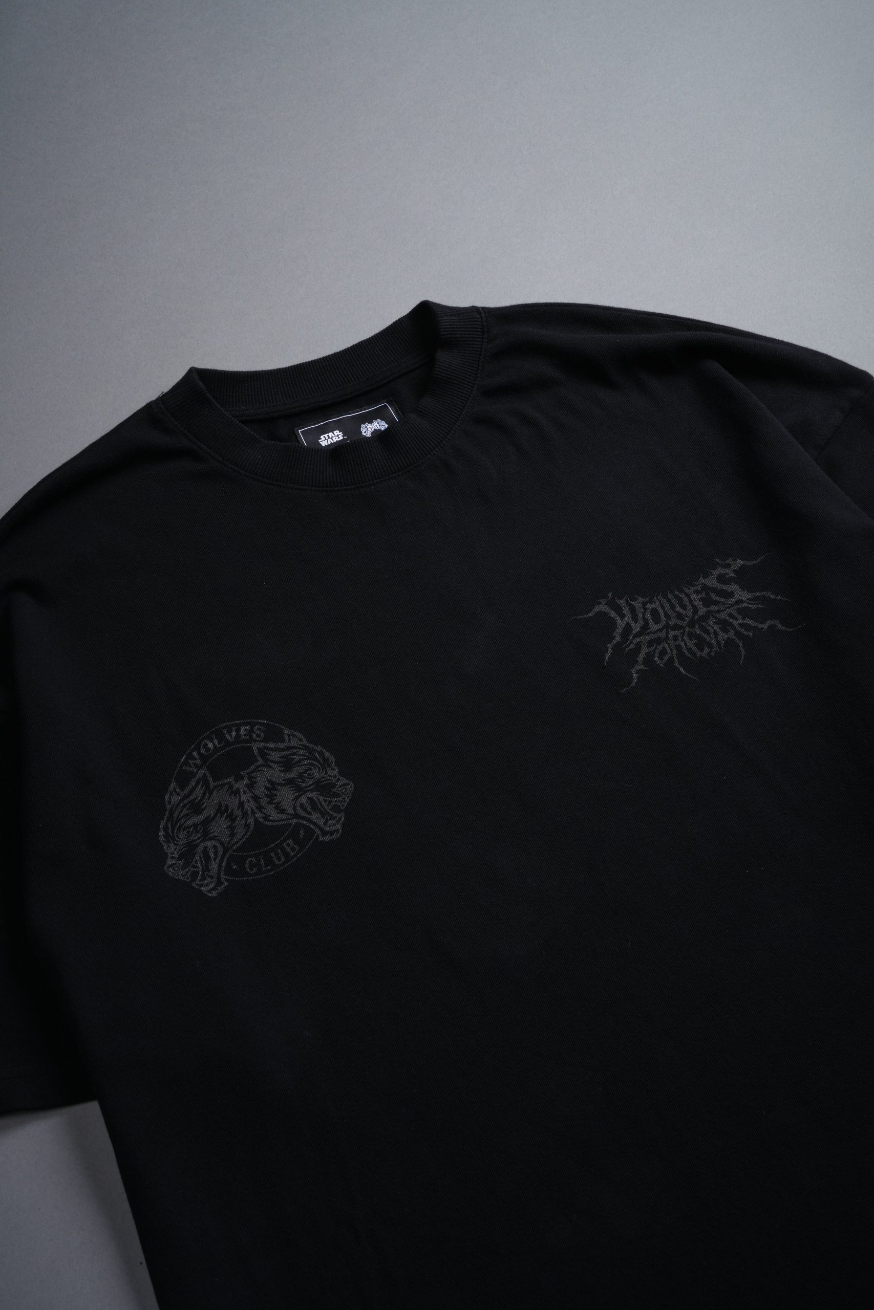 Dark Rage Side By Side Series Premium Oversized Tee in Black - Image 11