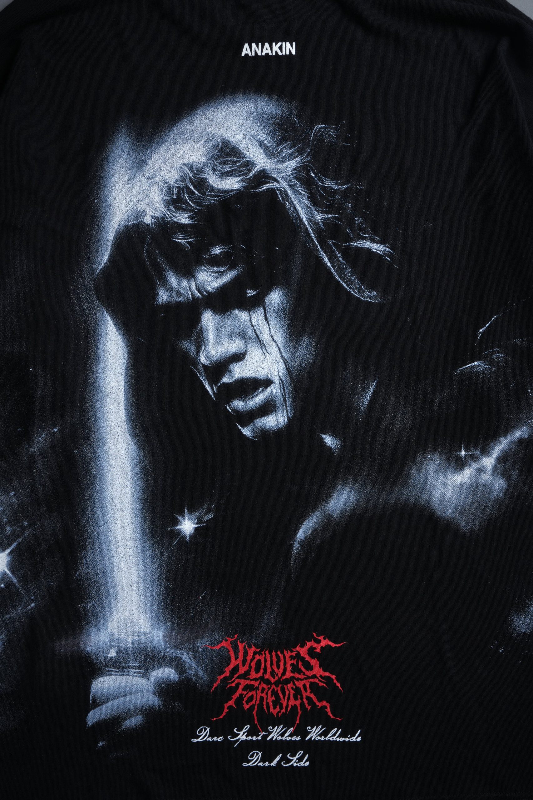 Dark Fate Side By Side Series Premium Oversized Tee in Black - Image 10
