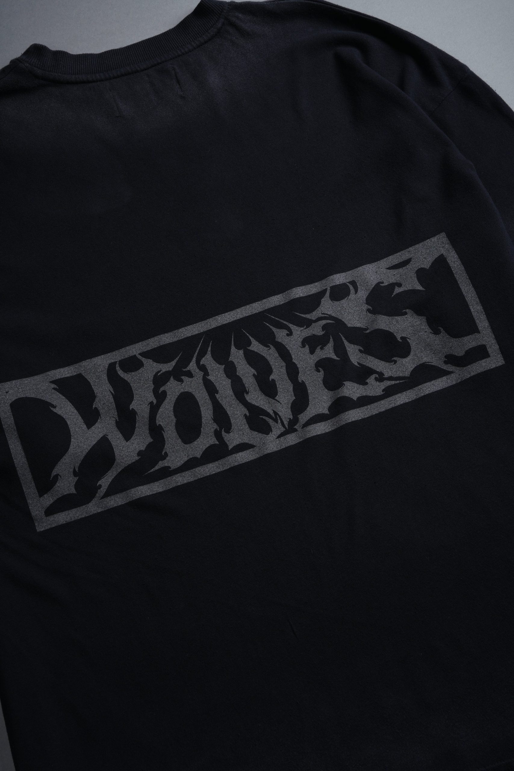 Ashes of the Dark V2 Premium Oversized Tee in Black Drift Wash - Image 11