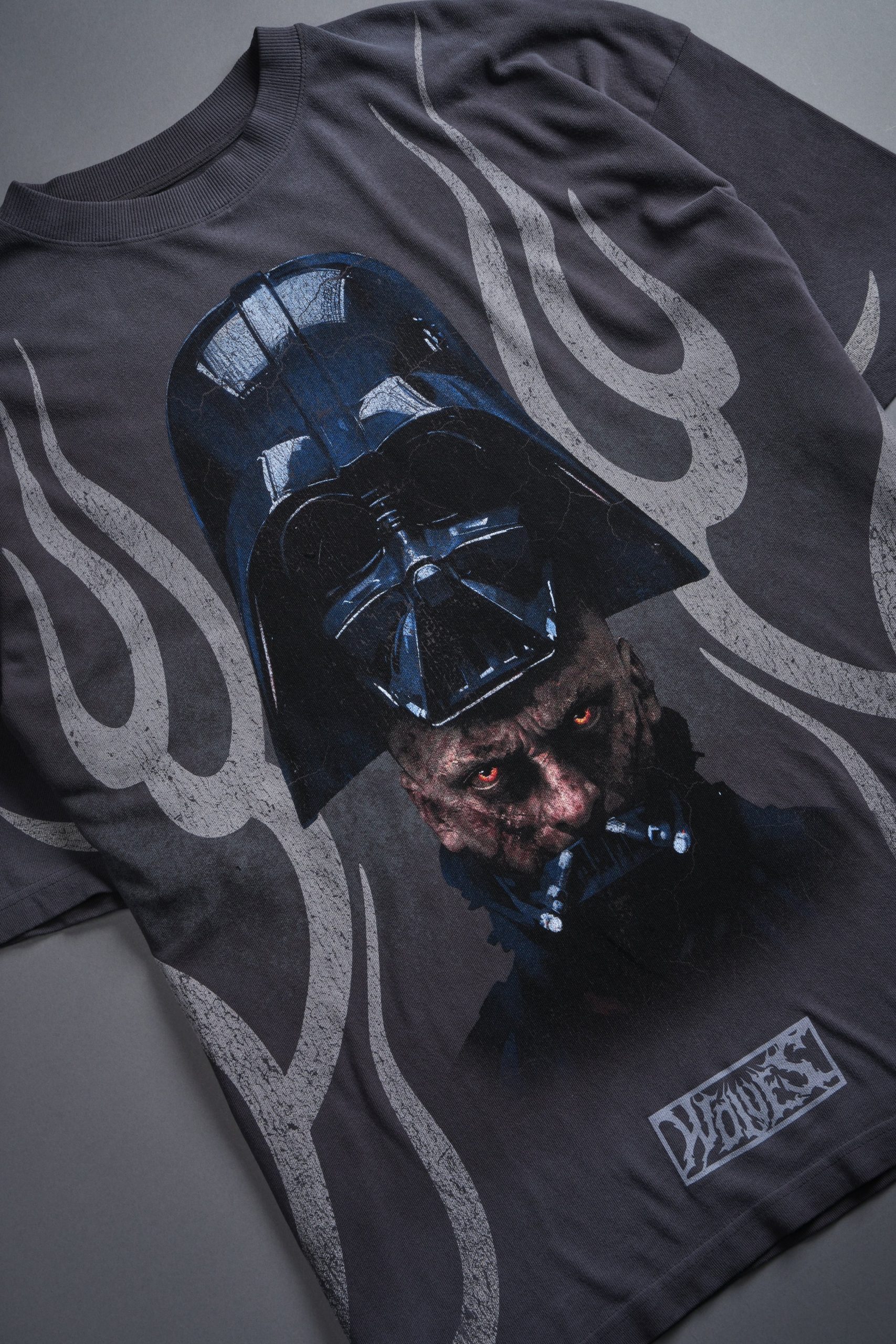 Ashes of the Dark V2 Premium Oversized Tee in Wolf Gray Drift Wash - Image 9