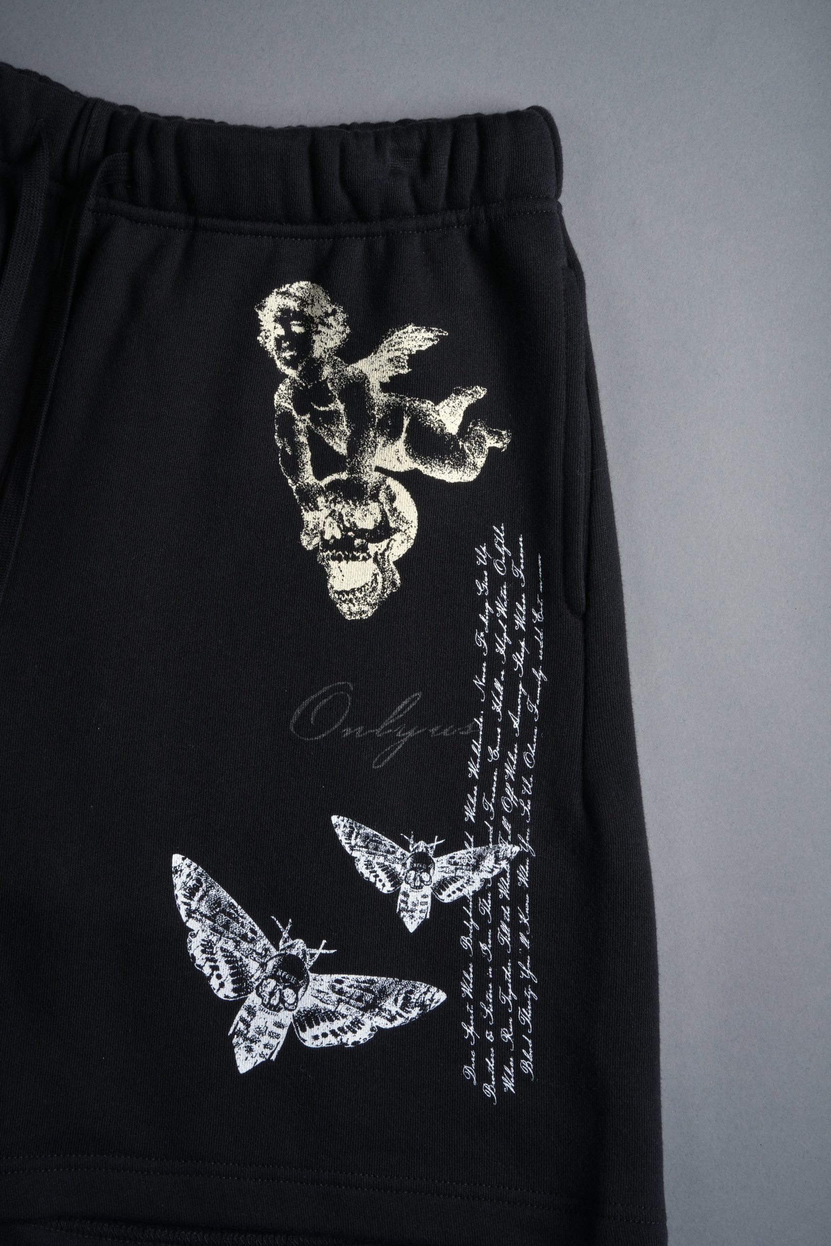 Hollow Virtue Post Lounge Sweat Shorts in Black - Image 9