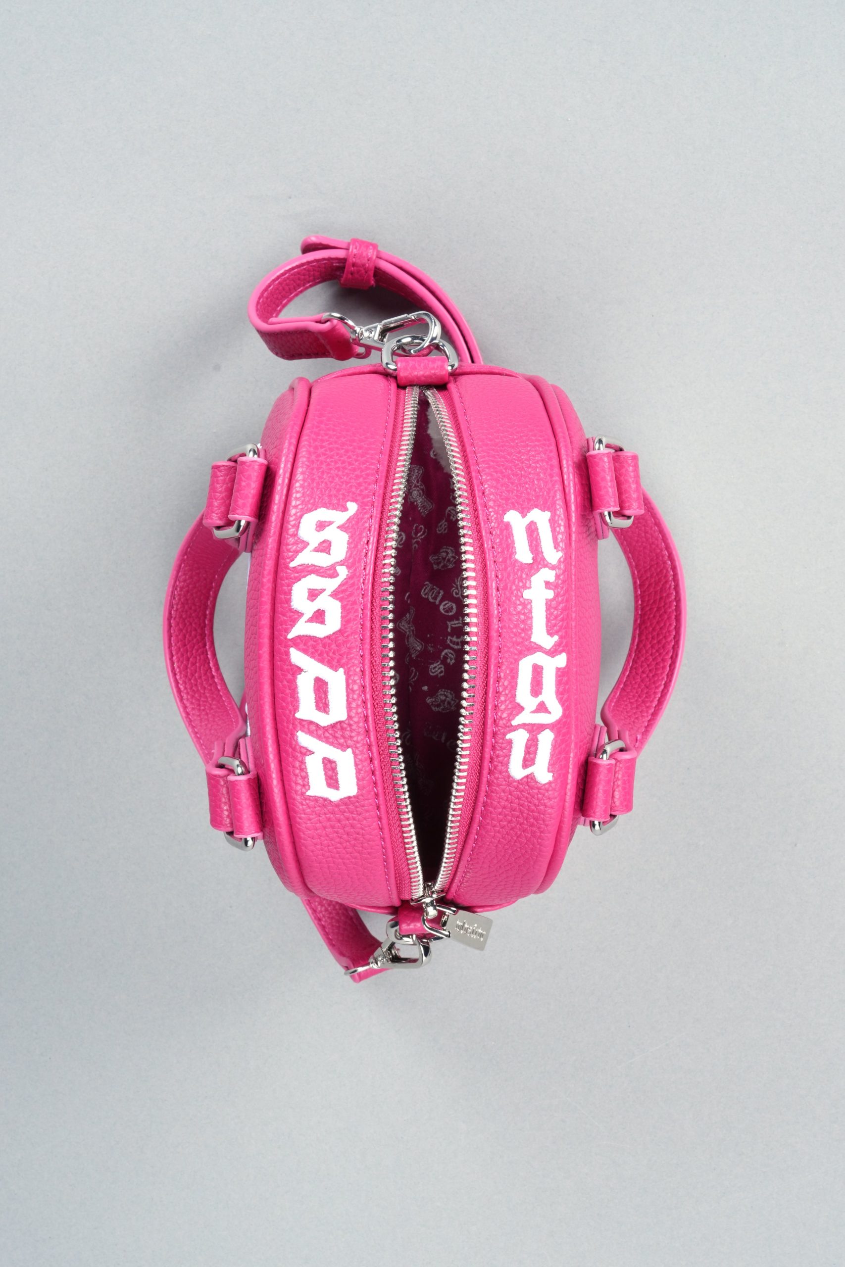 DSVD Collab VD Leather Mini Bowler in Mauve/Pink - Image 10