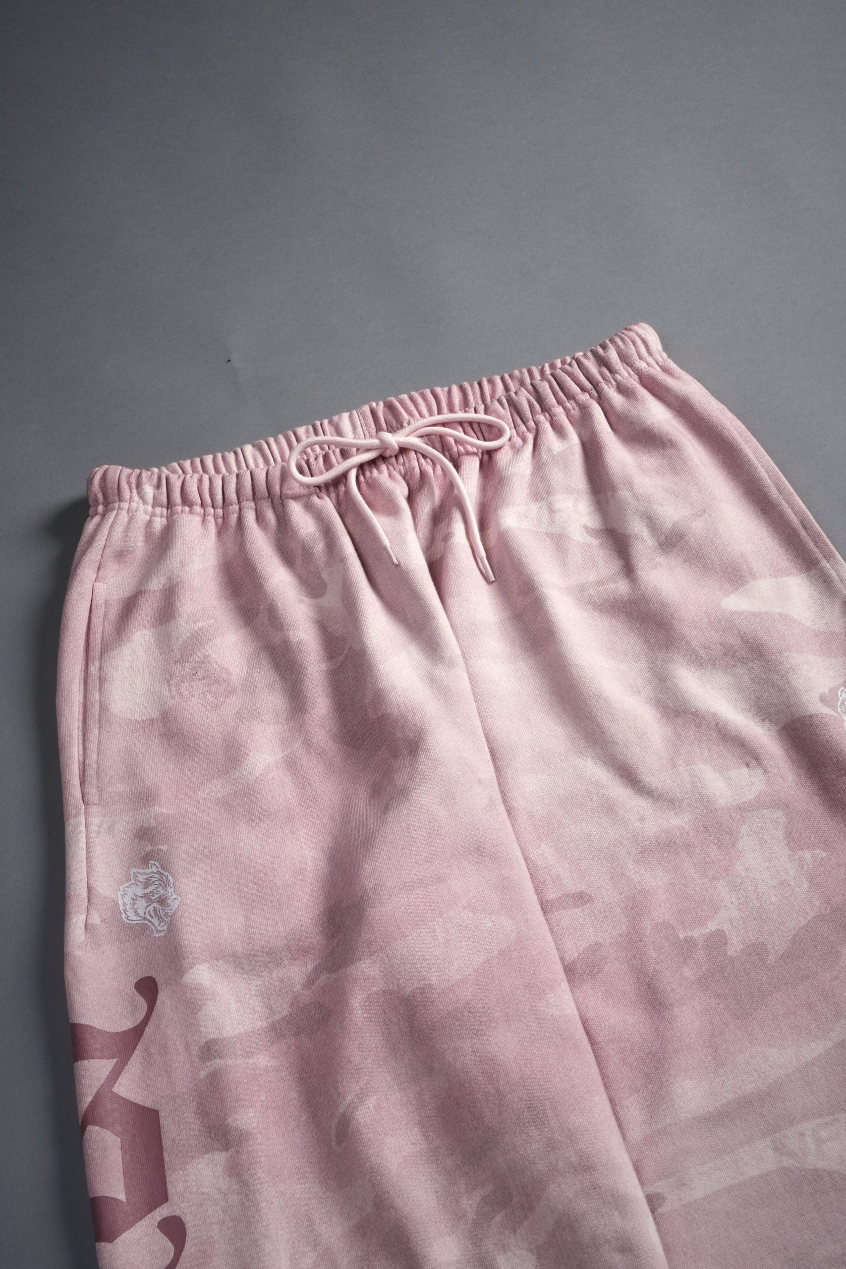 Our Mantra Unisex Lounger Sweat Pants in Blush Vintage Woodland Camo - Image 11