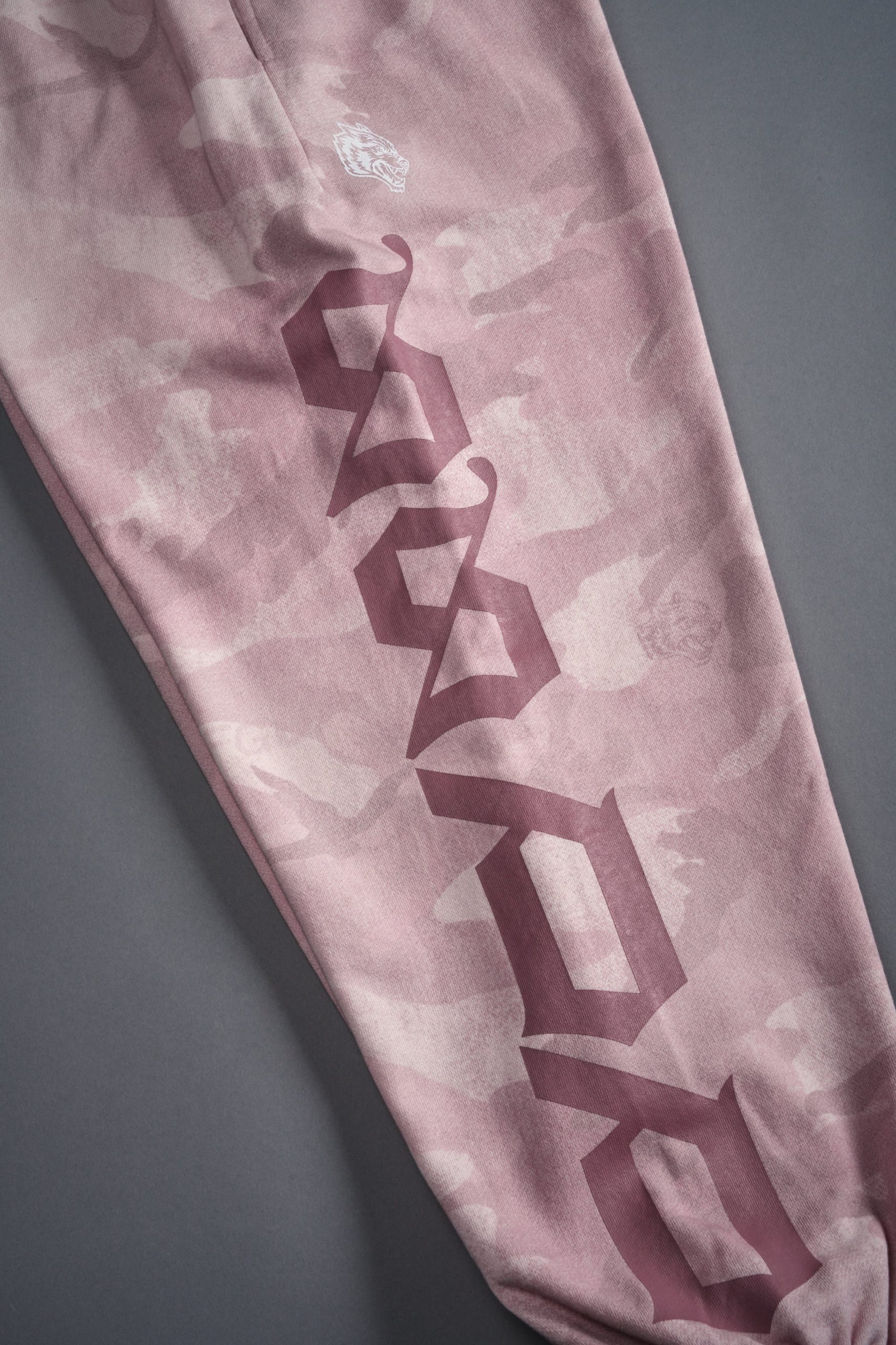 Our Mantra Unisex Lounger Sweat Pants in Blush Vintage Woodland Camo - Image 12