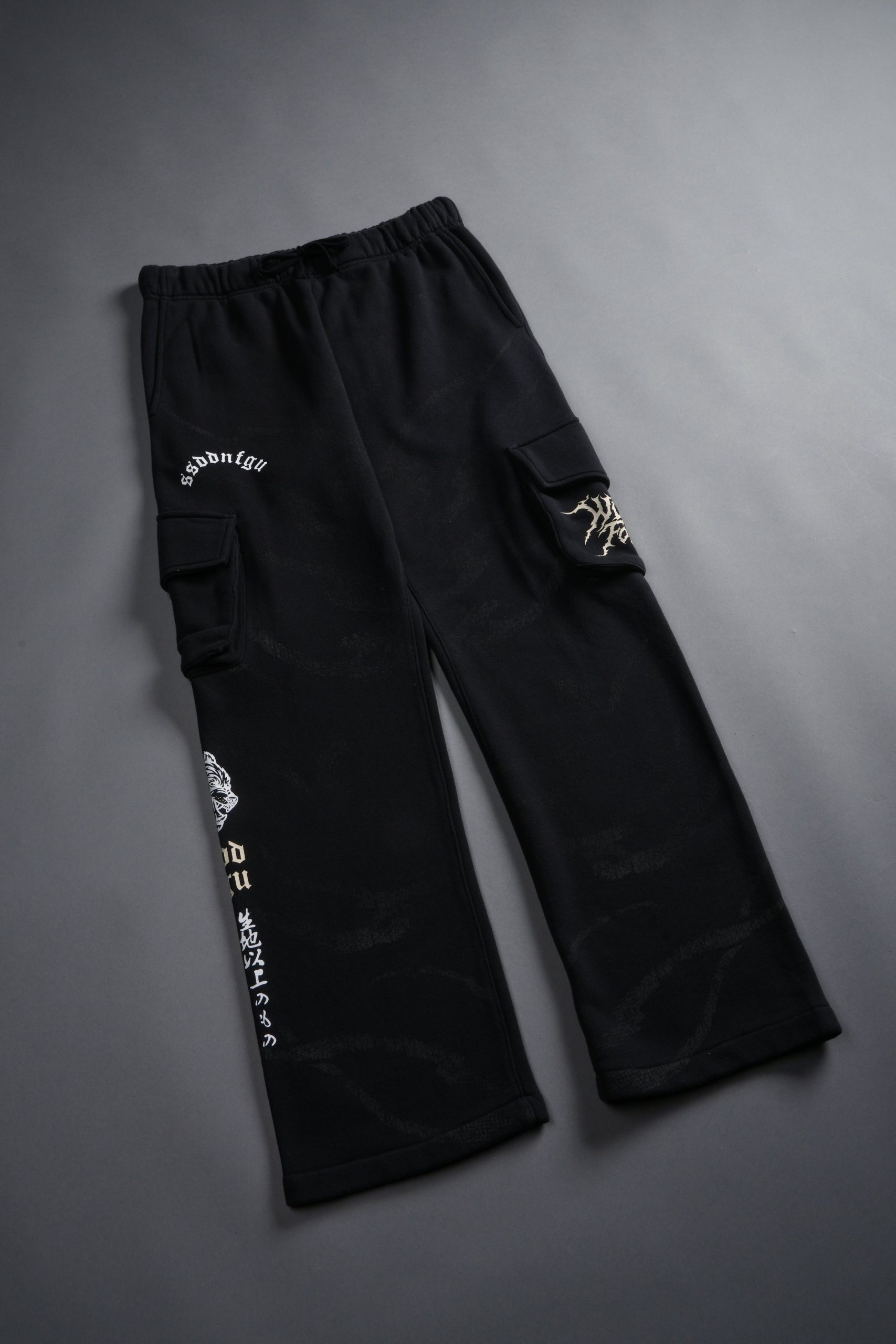 Darc Inferno Bigelow Cargo Sweat Pants in Black - Image 8