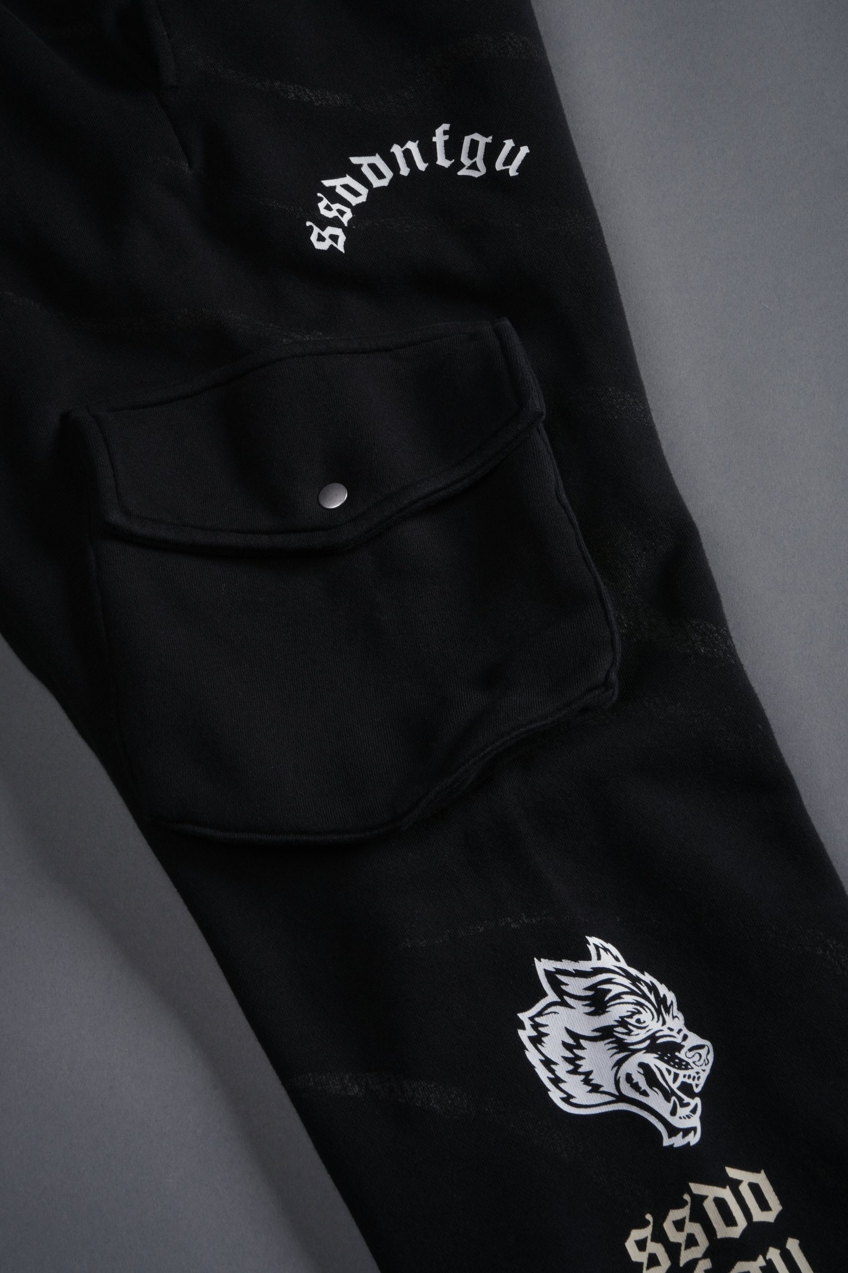 Darc Inferno Bigelow Cargo Sweat Pants in Black - Image 12