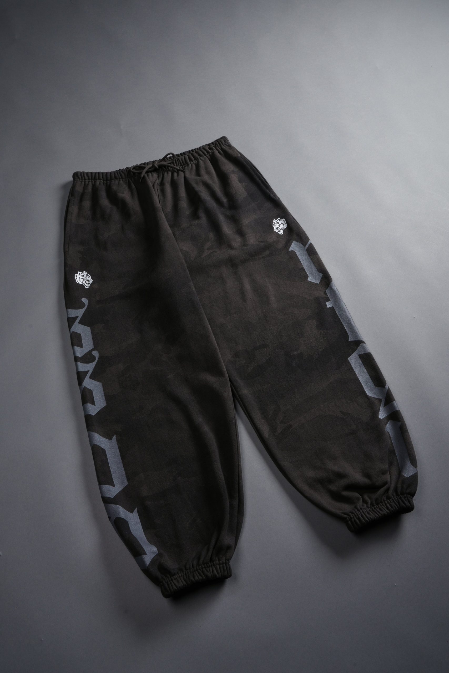 Our Mantra Lounger Sweat Pants in Black Vintage Woodland Camo - Image 11