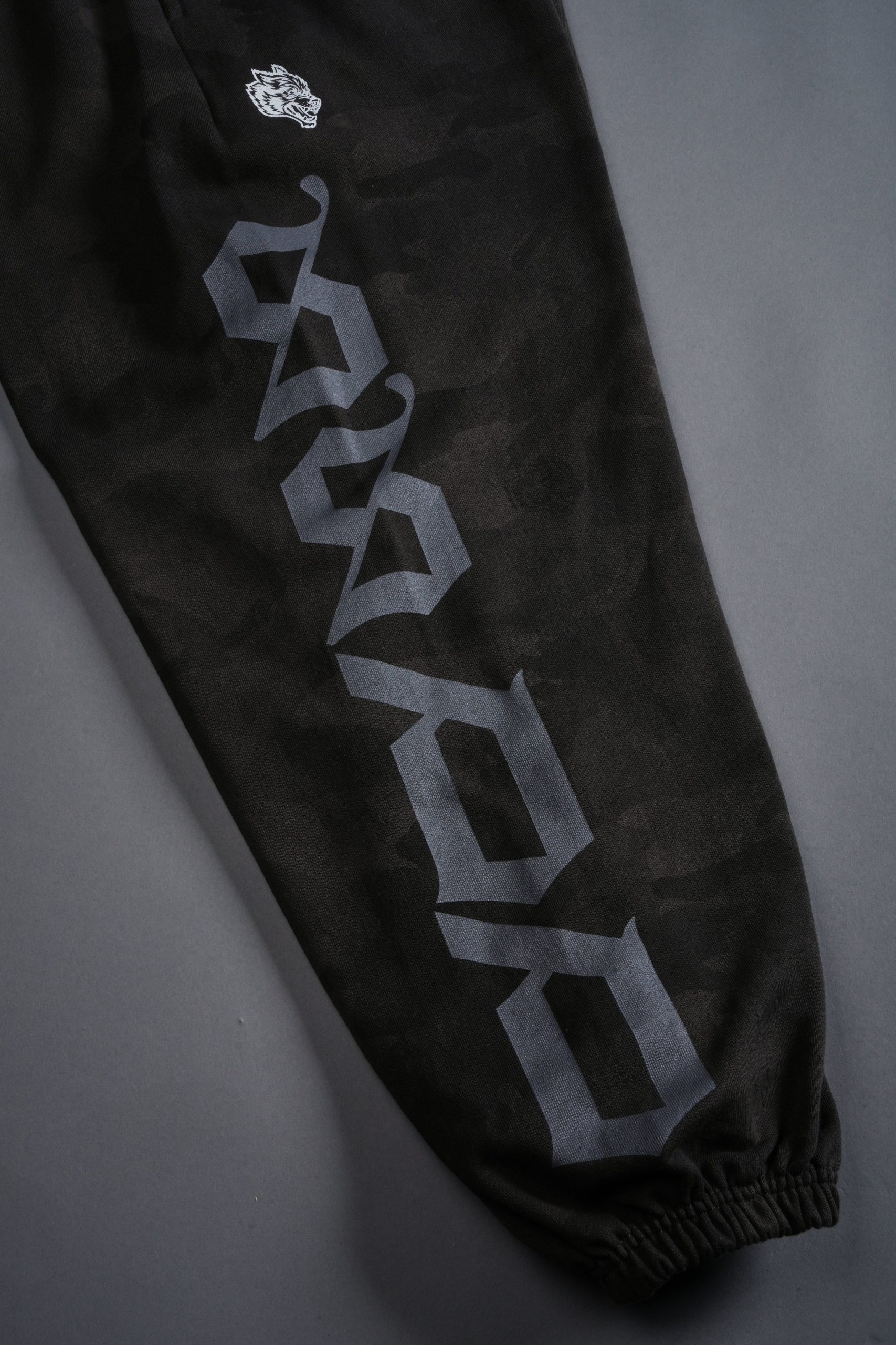 Our Mantra Lounger Sweat Pants in Black Vintage Woodland Camo - Image 9