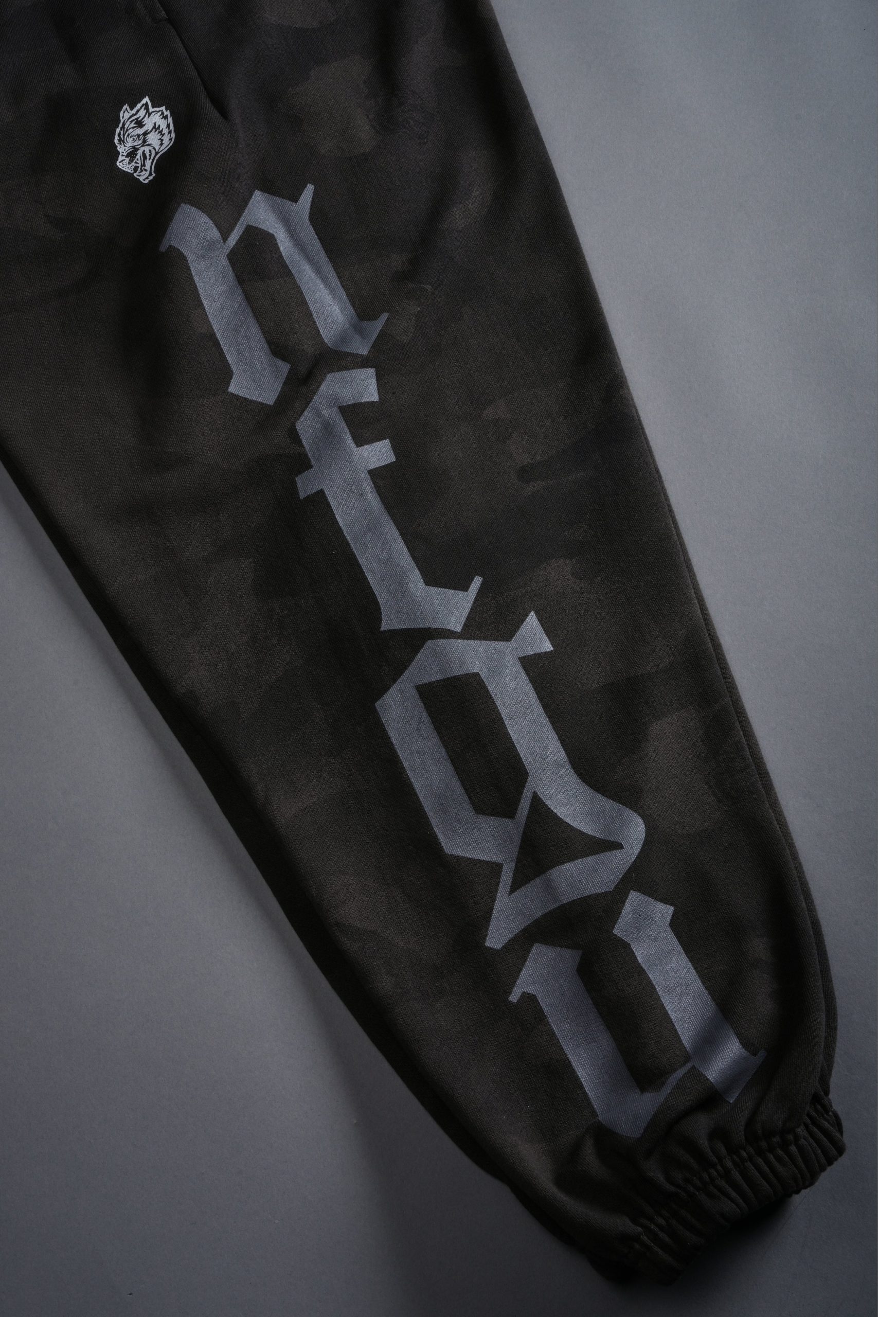 Our Mantra Lounger Sweat Pants in Black Vintage Woodland Camo - Image 10