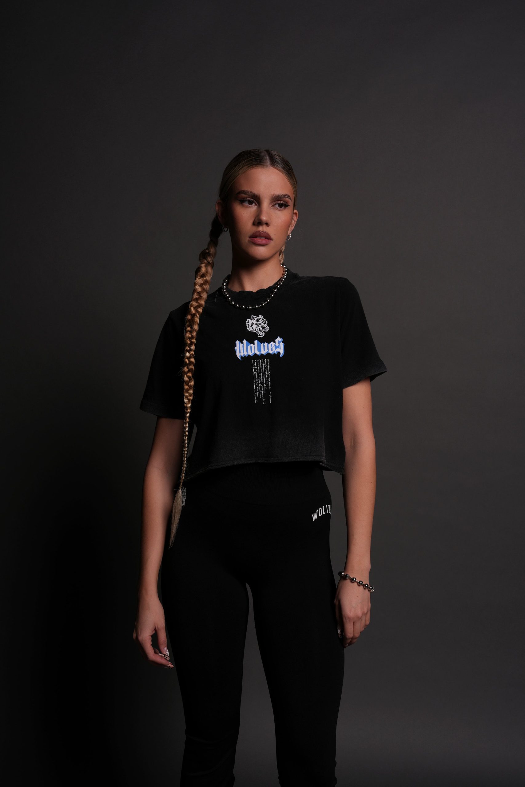 Kikoken Forever Premium (Cropped) Tee in Black - Image 11