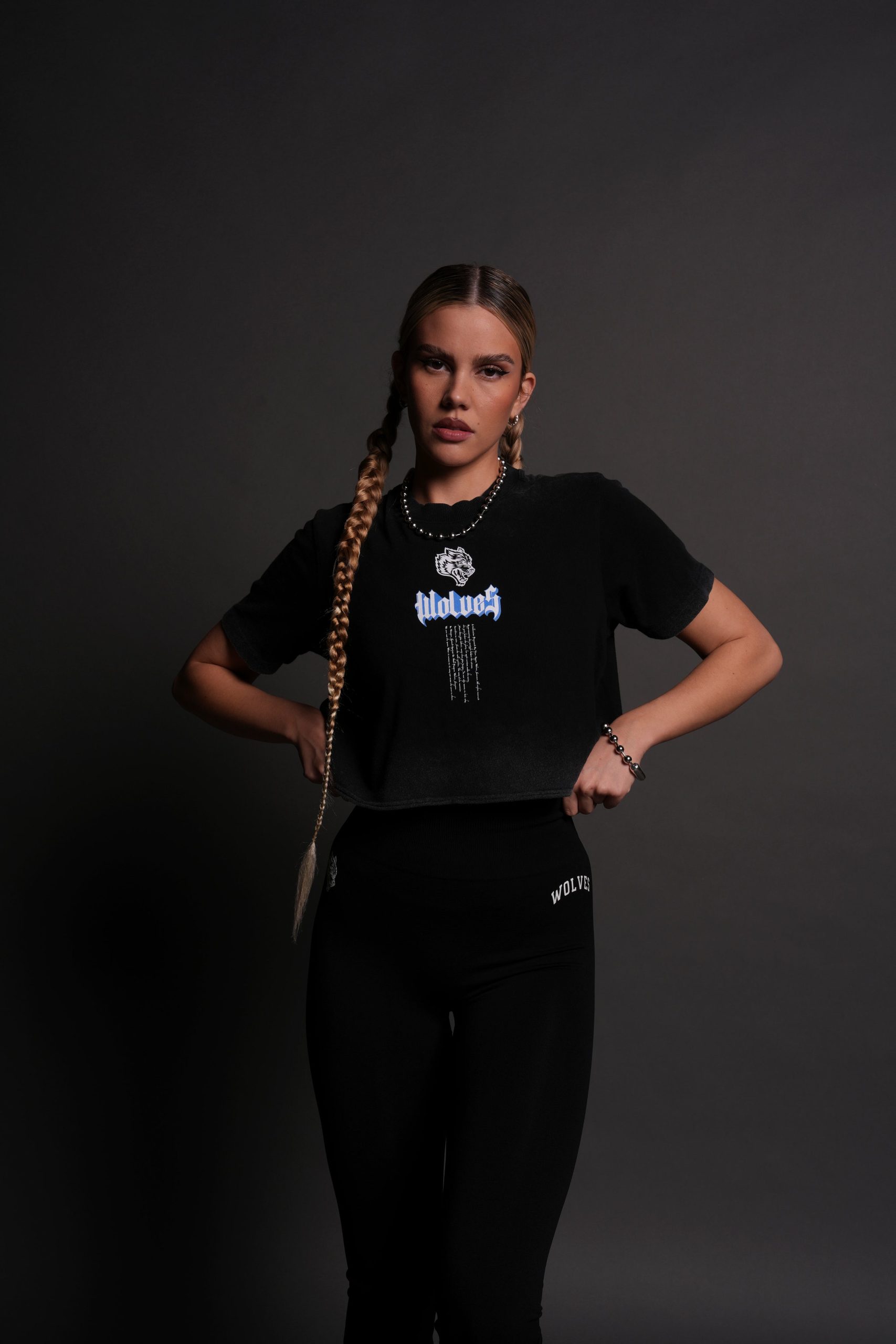 Kikoken Forever Premium (Cropped) Tee in Black - Image 2