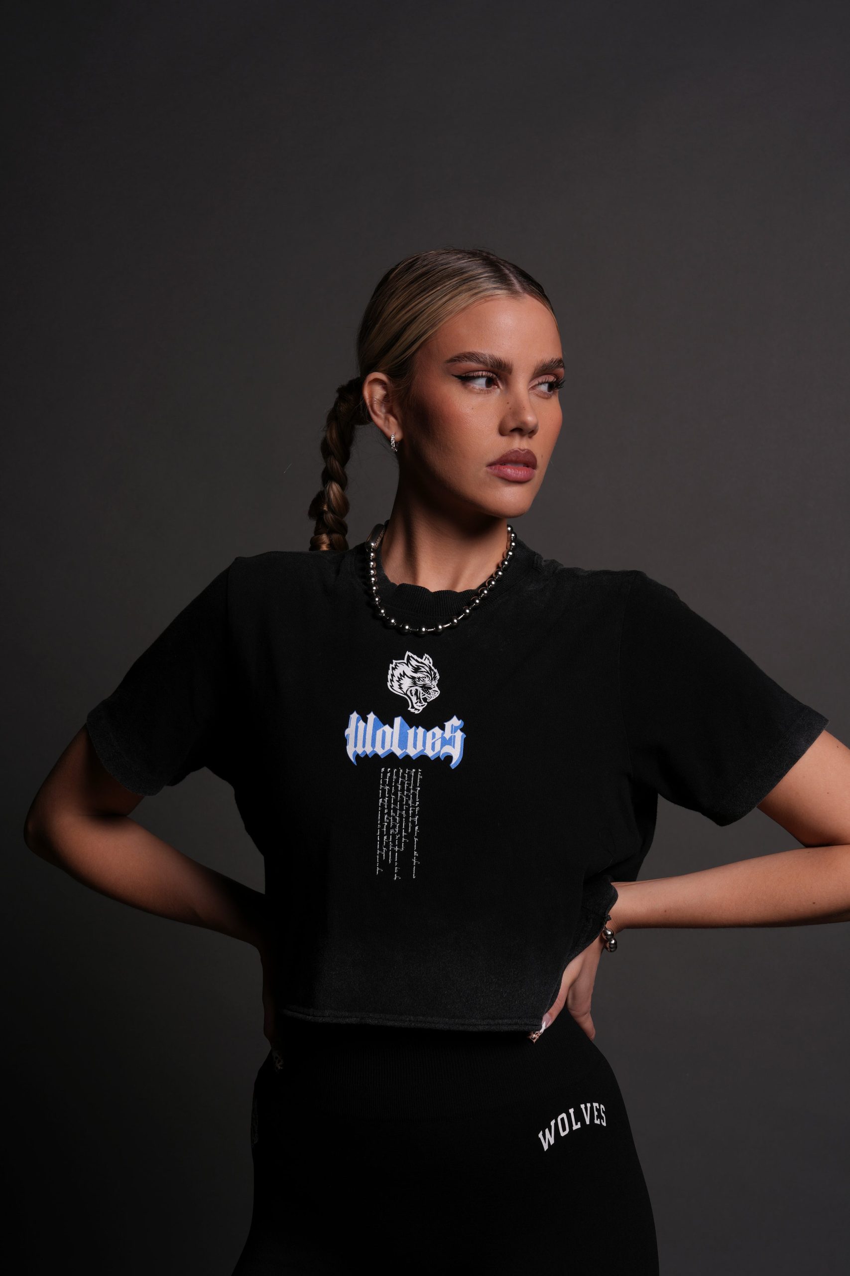 Kikoken Forever Premium (Cropped) Tee in Black - Image 8