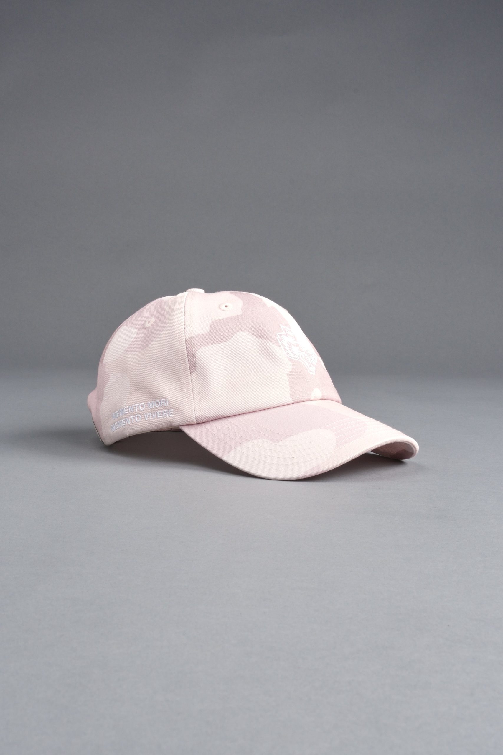 Wolf Head Forever Dad Hat V2 in Blush Vintage Woodland Camo - Image 7