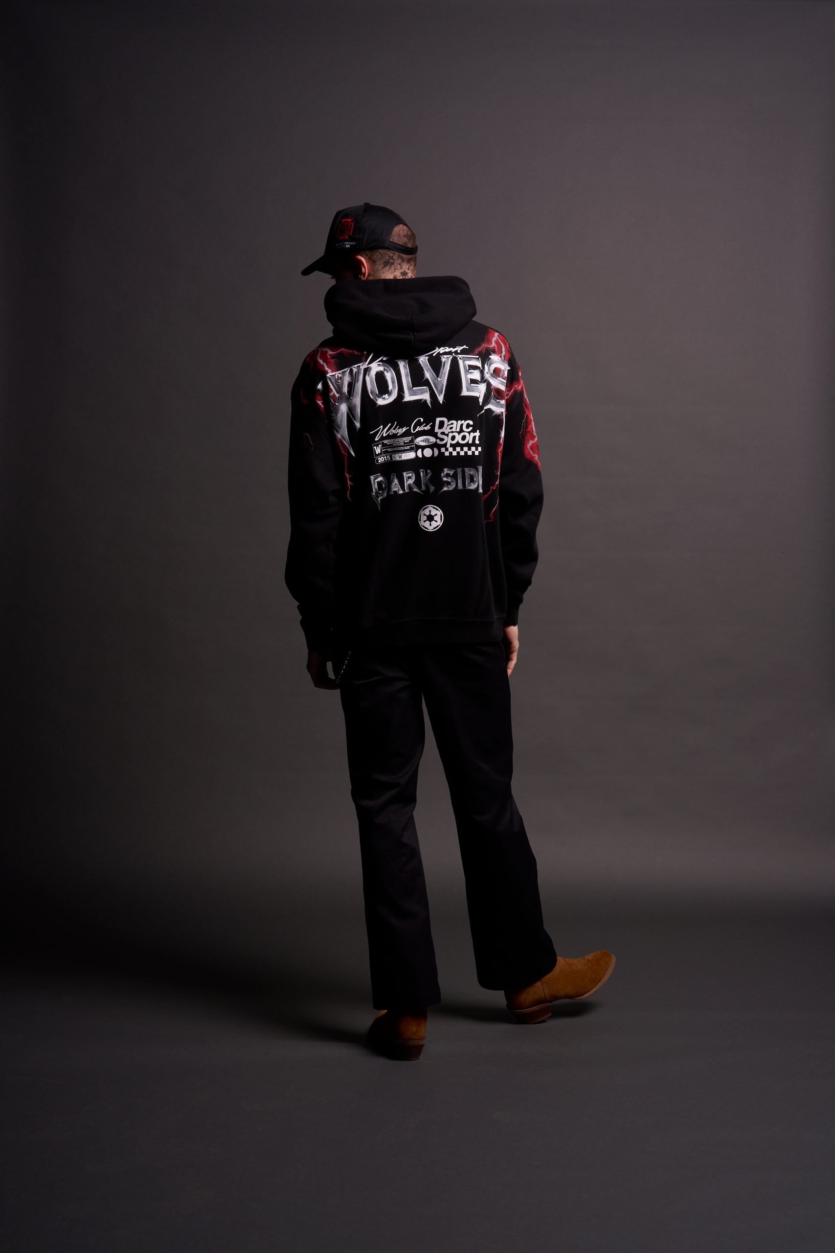 Ride The Lightning Bishop Hoodie in Black - Image 5