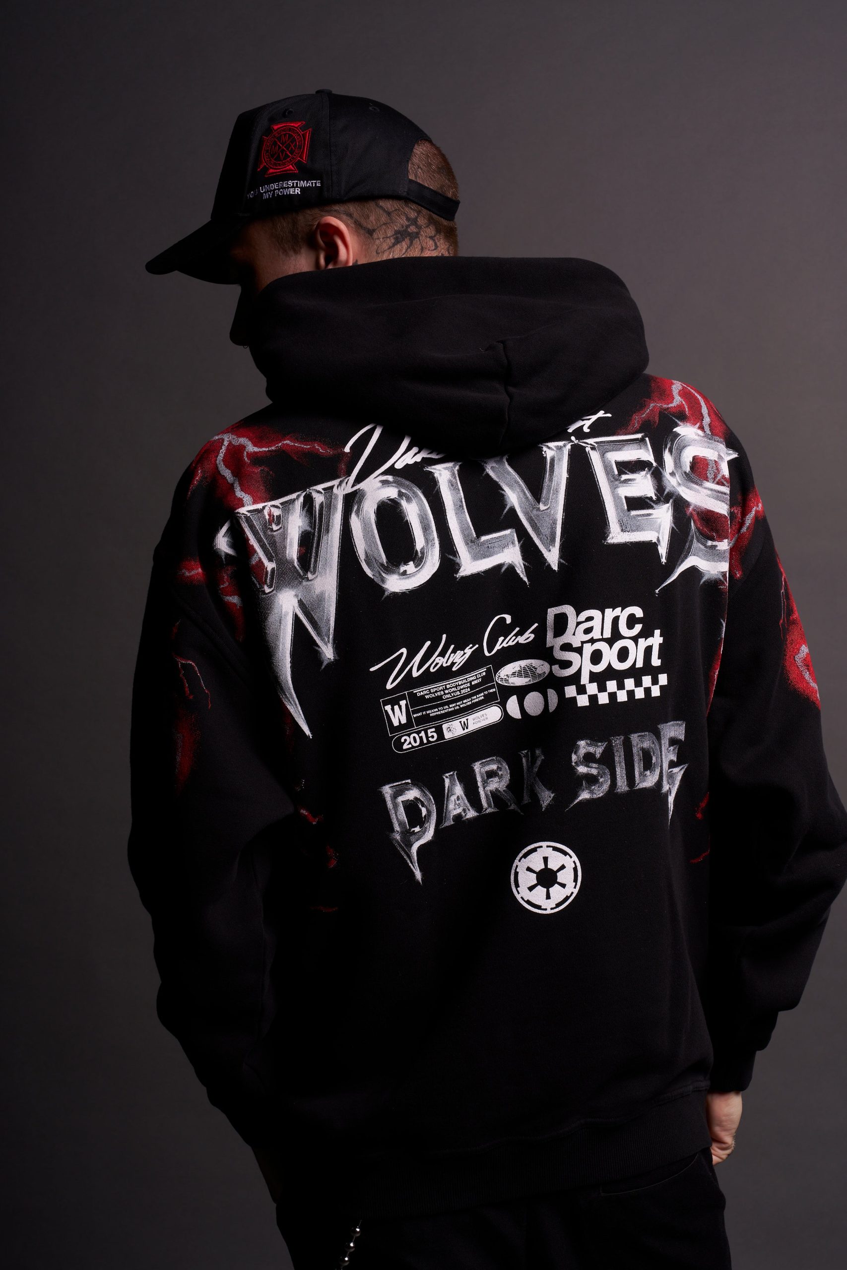 Ride The Lightning Bishop Hoodie in Black - Image 7