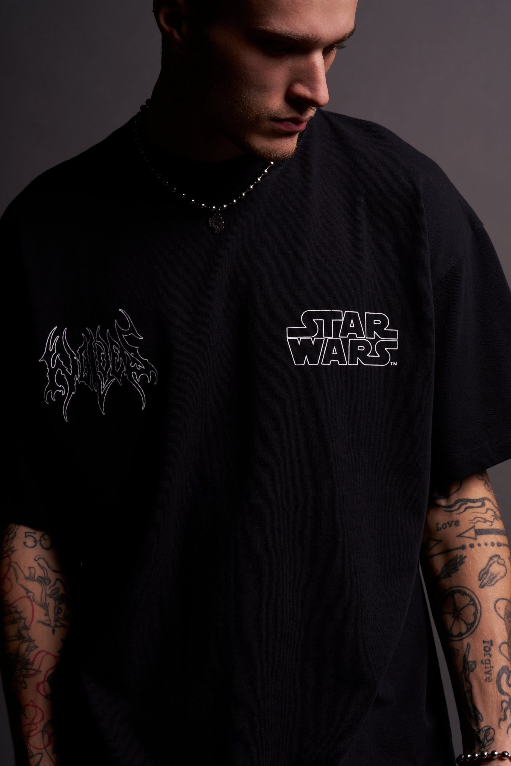 You Underestimate My Power Premium Oversized Tee in Black - Image 7