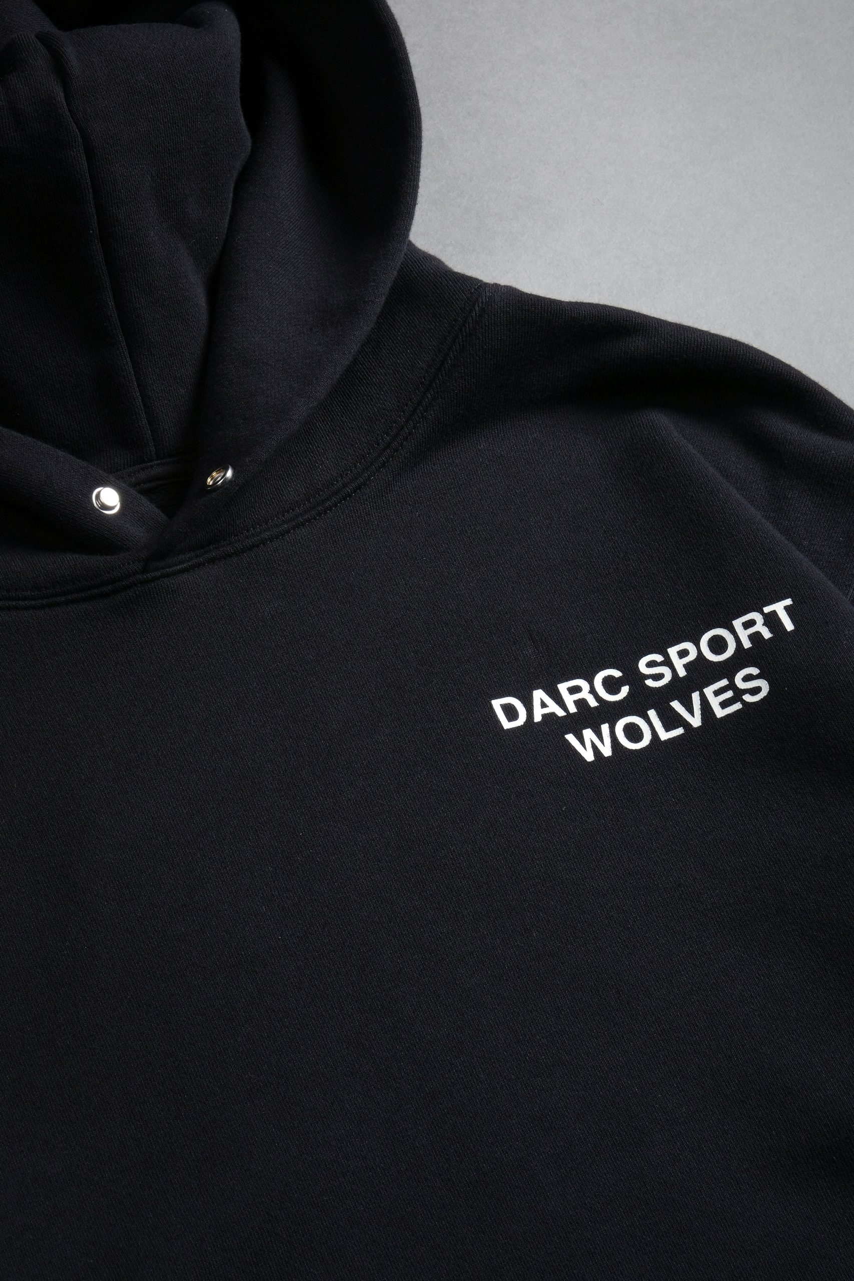 Darc Sport Wolves Pierce (Cropped) Hoodie in Black - Image 7