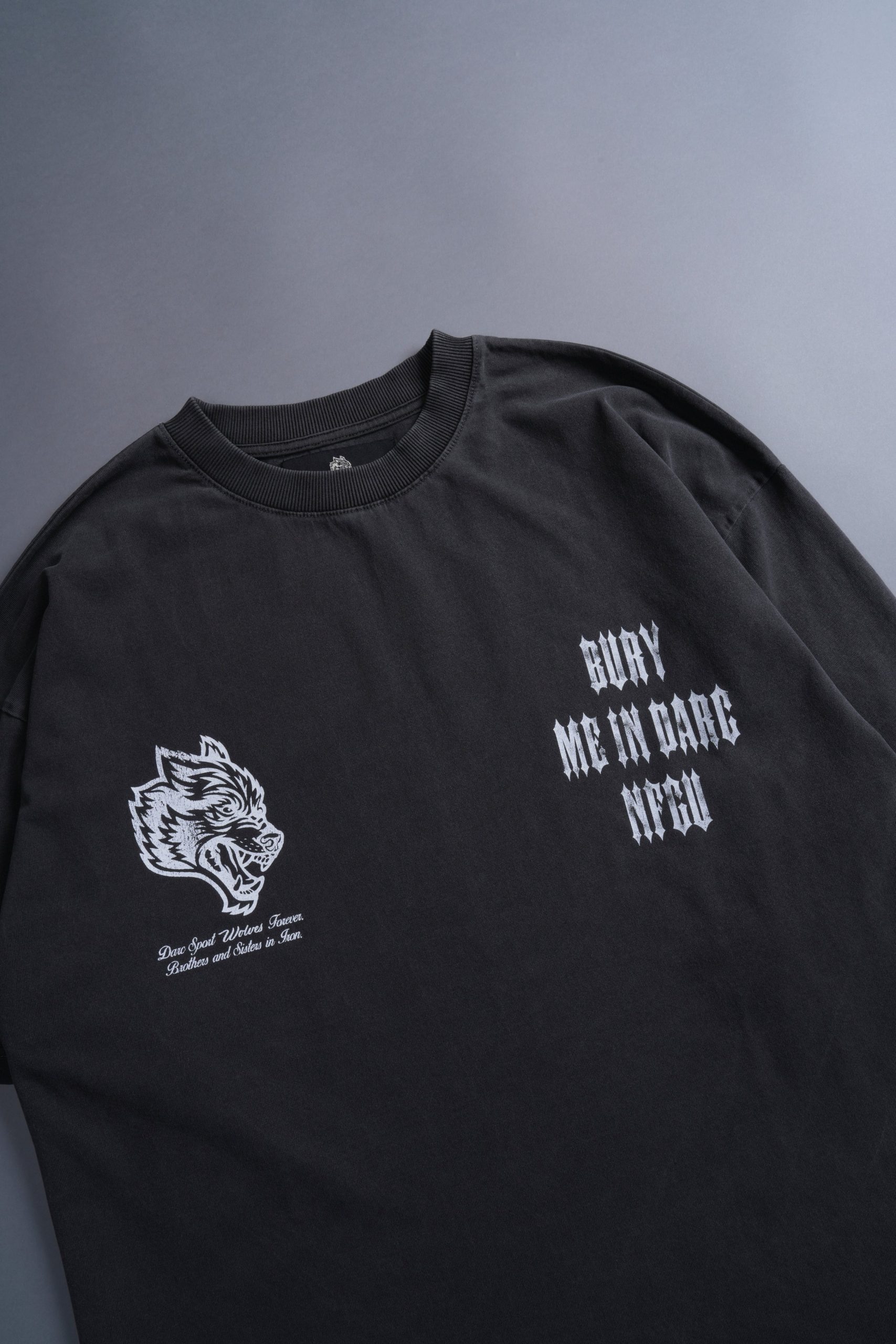 Bury Me In Darc Grunge Tee in Wolf Gray - Image 6