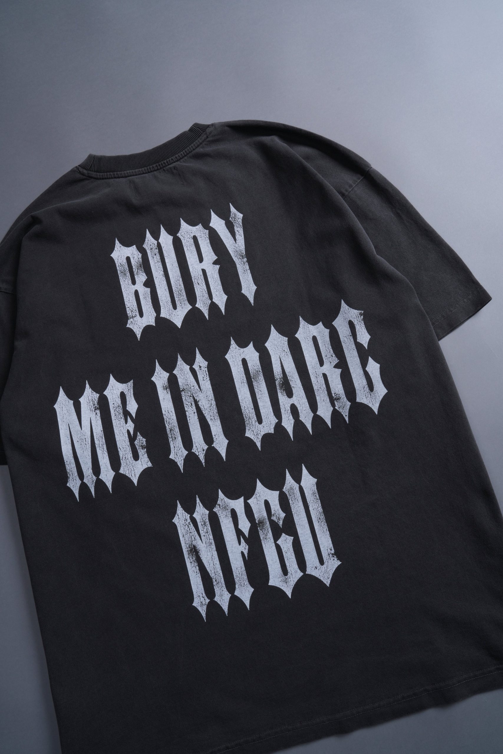 Bury Me In Darc Grunge Tee in Wolf Gray - Image 8