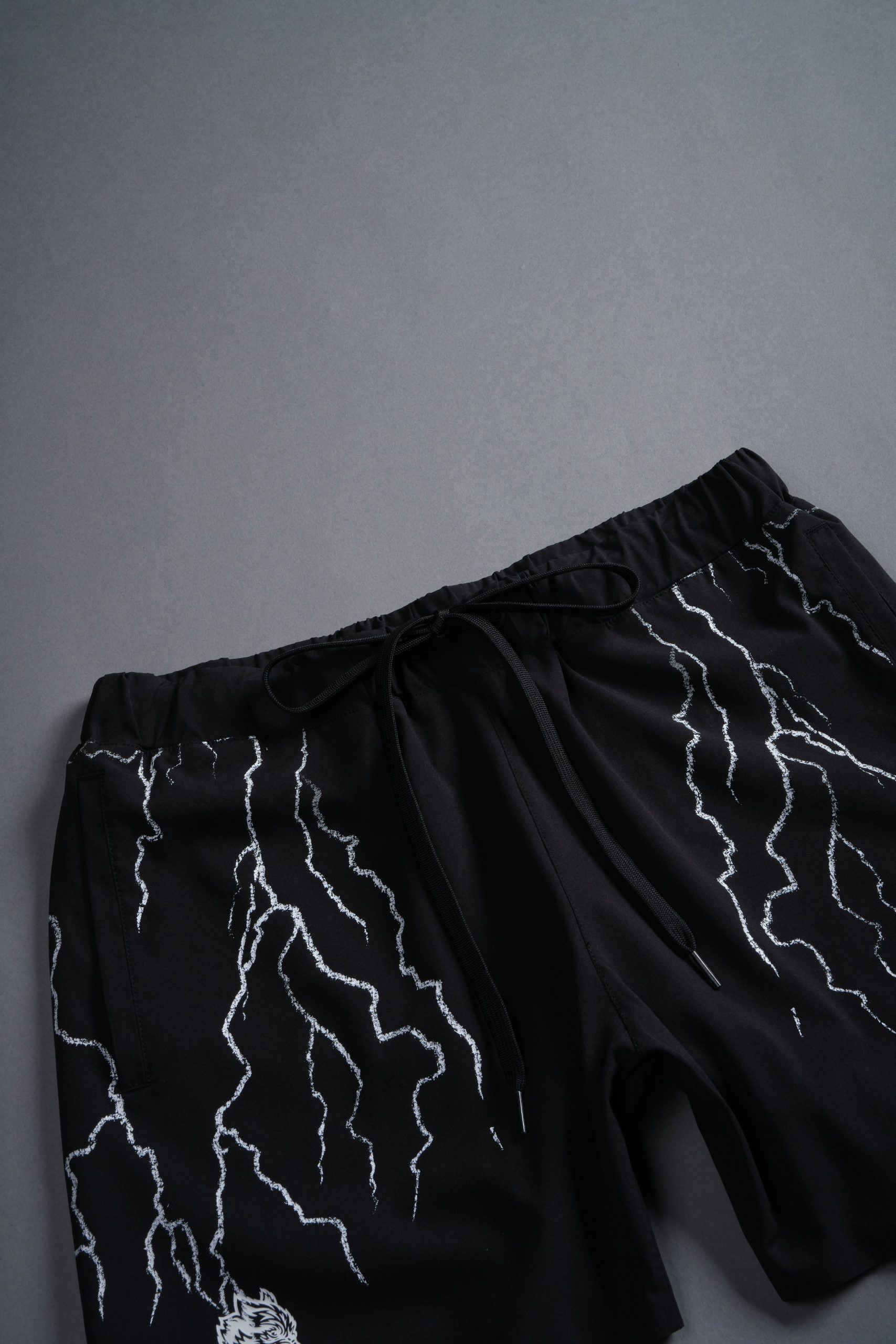Wolves Storm Compression Shorts in Black - Image 4