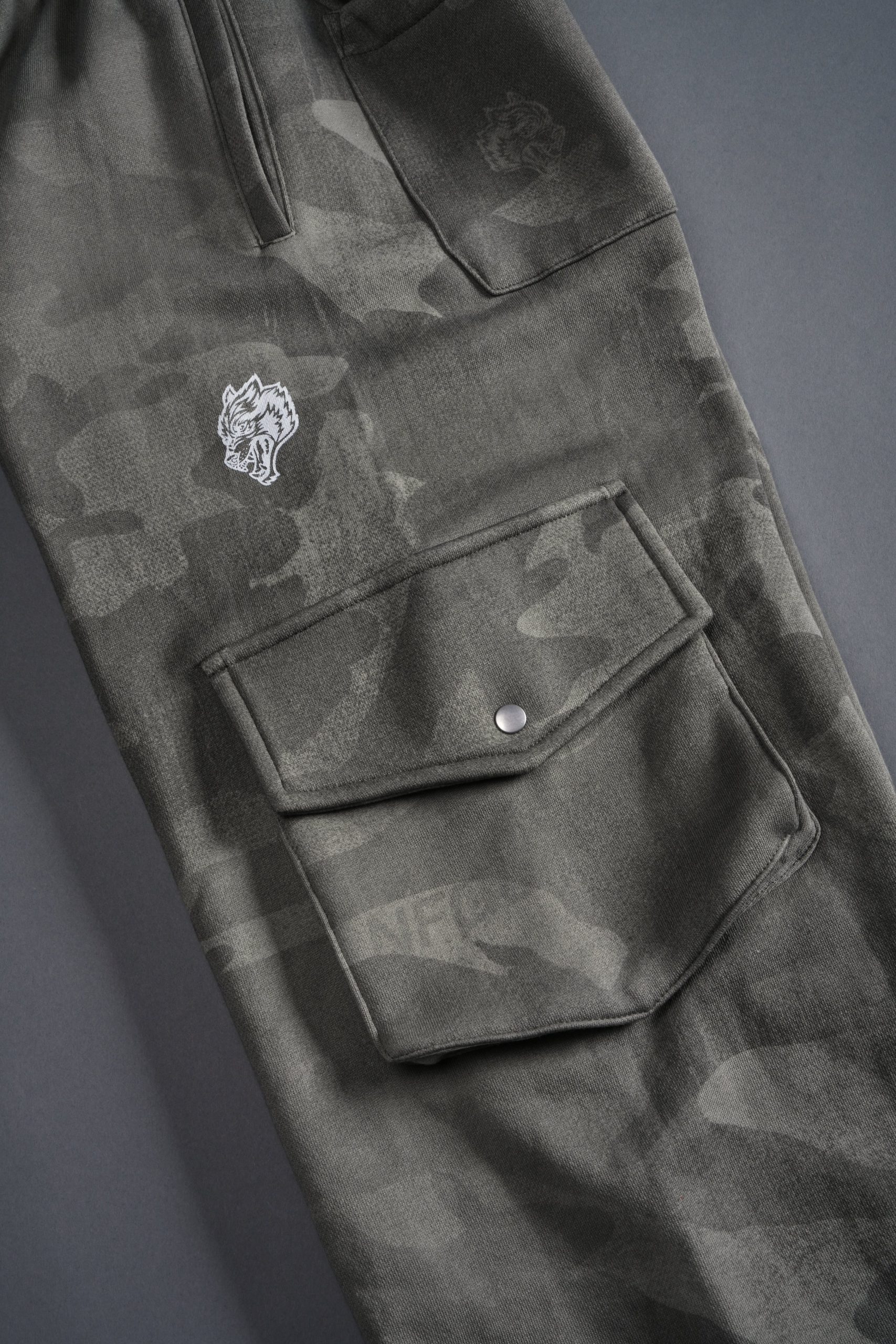 Dual Cherub NFGU Big Cozy Sweats in Lush Vintage Woodland Camo - Image 10