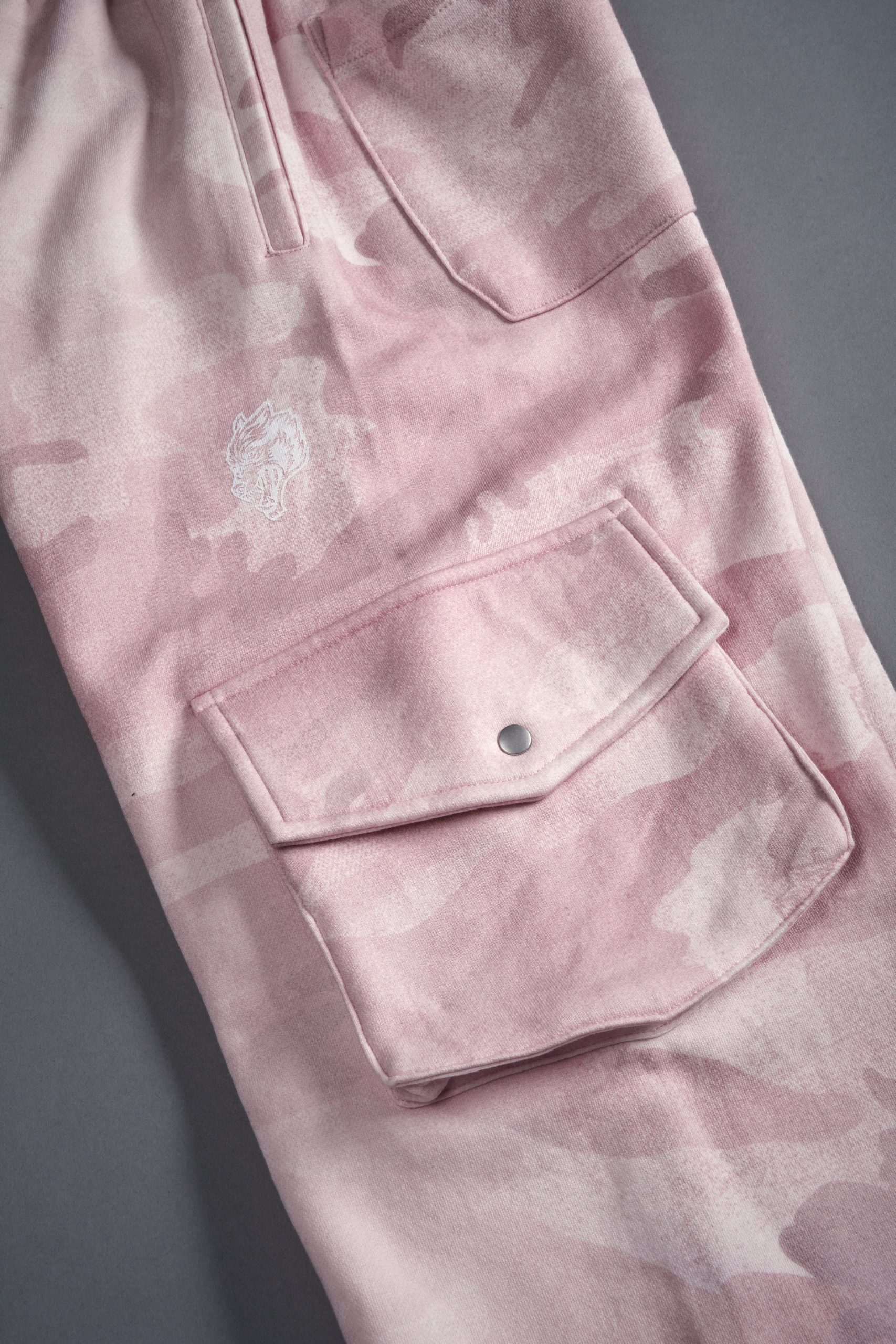 Dual Cherub NFGU Big Cozy Sweats in Blush Vintage Woodland Camo - Image 10