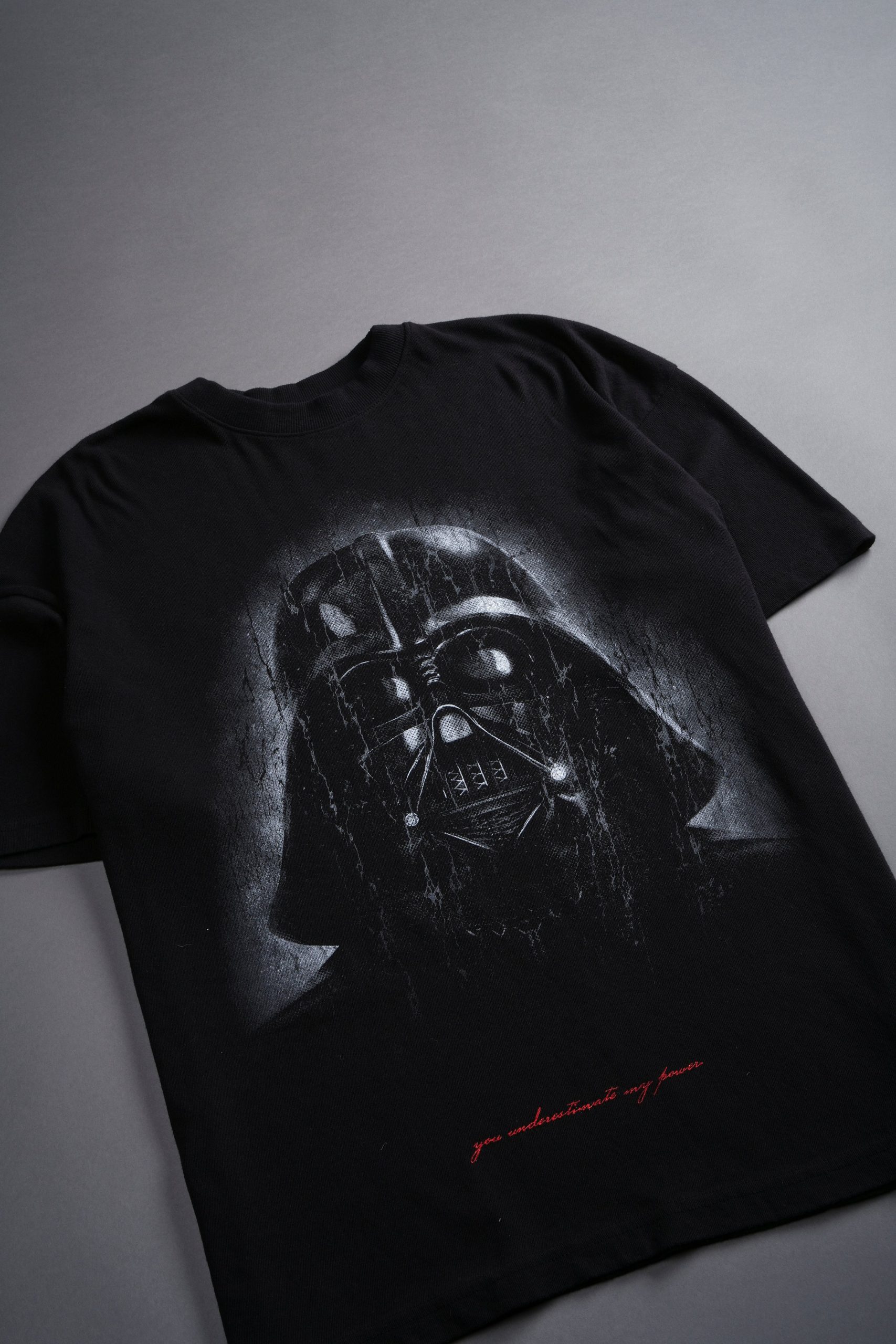 The Power Of The Dark Side Vader Premium Oversized Tee in Black - Image 6