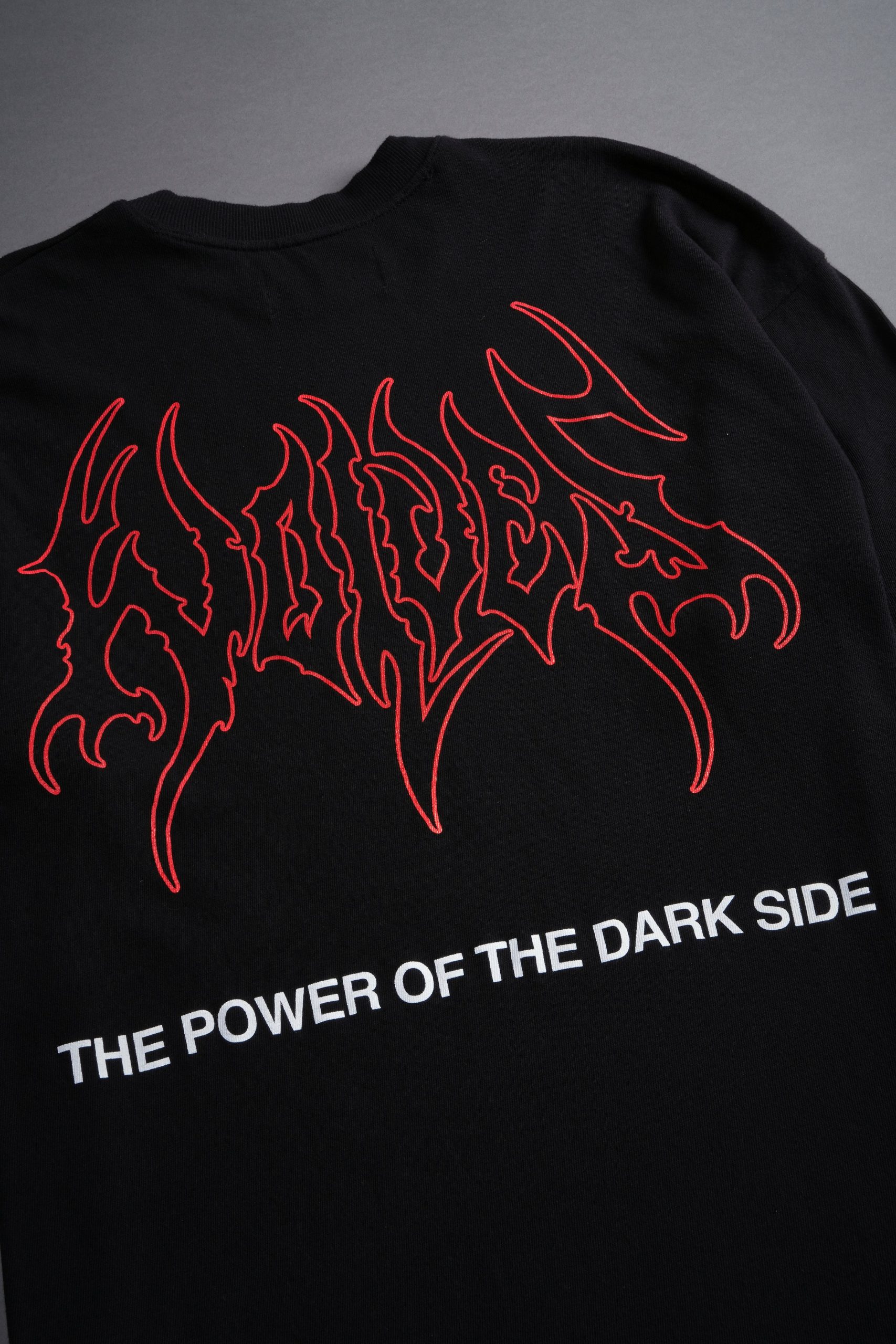 The Power Of The Dark Side Vader Premium Oversized Tee in Black - Image 8