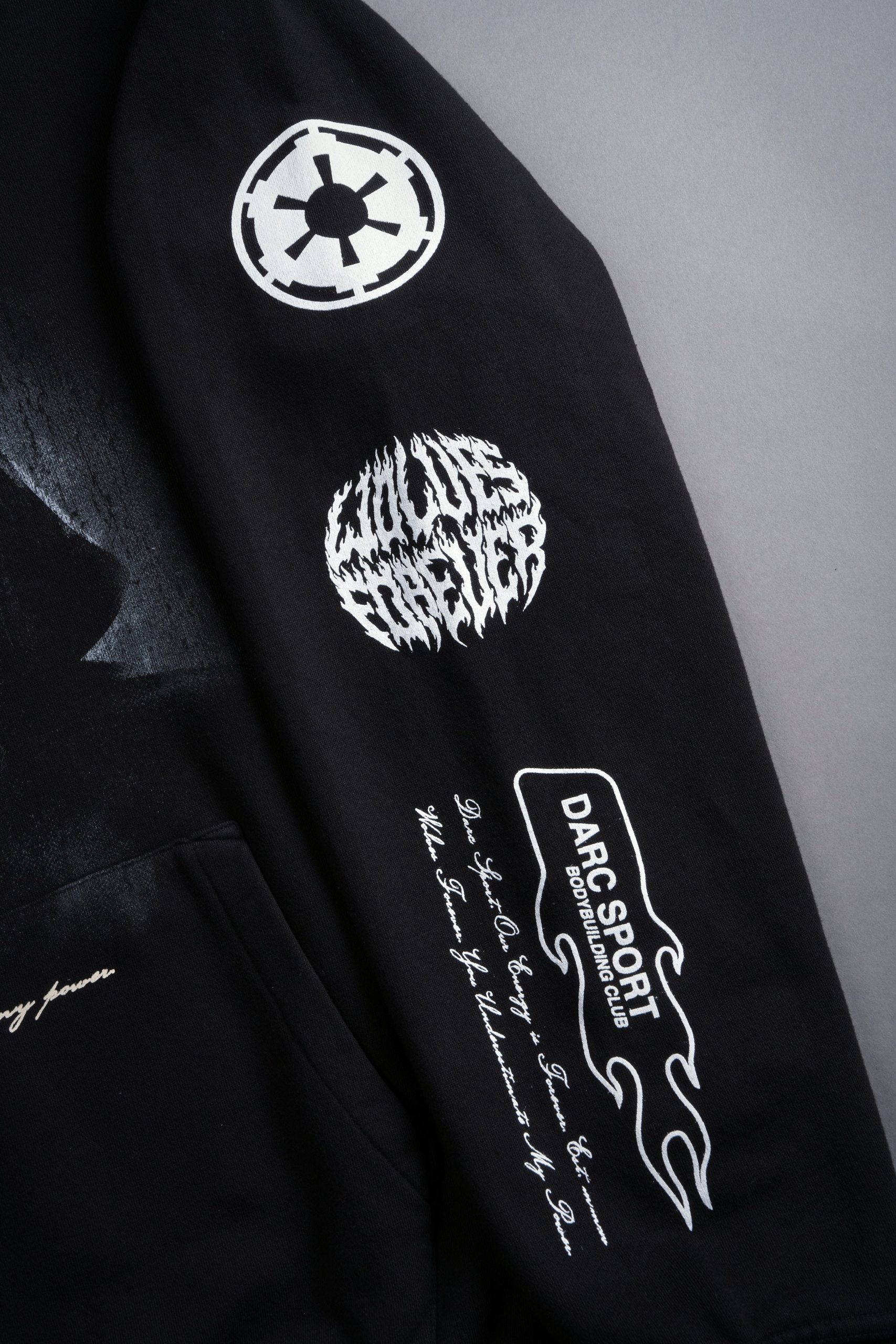 The Power of The Dark Side Vader Pierce Hoodie in Black - Image 4