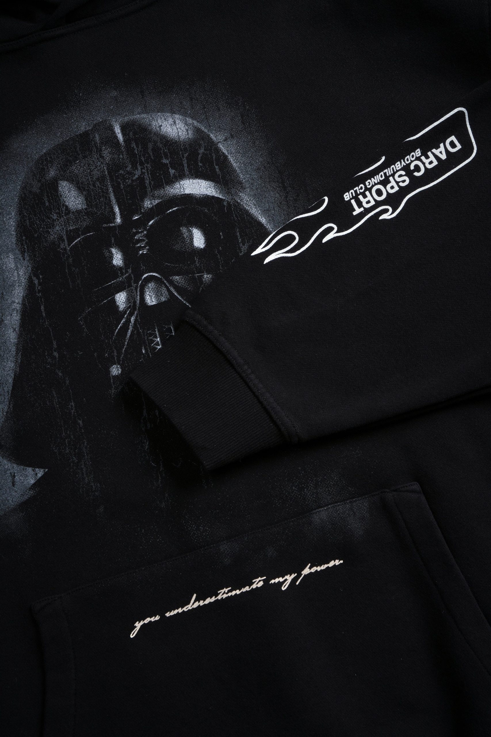 The Power of The Dark Side Vader Pierce Hoodie in Black - Image 5
