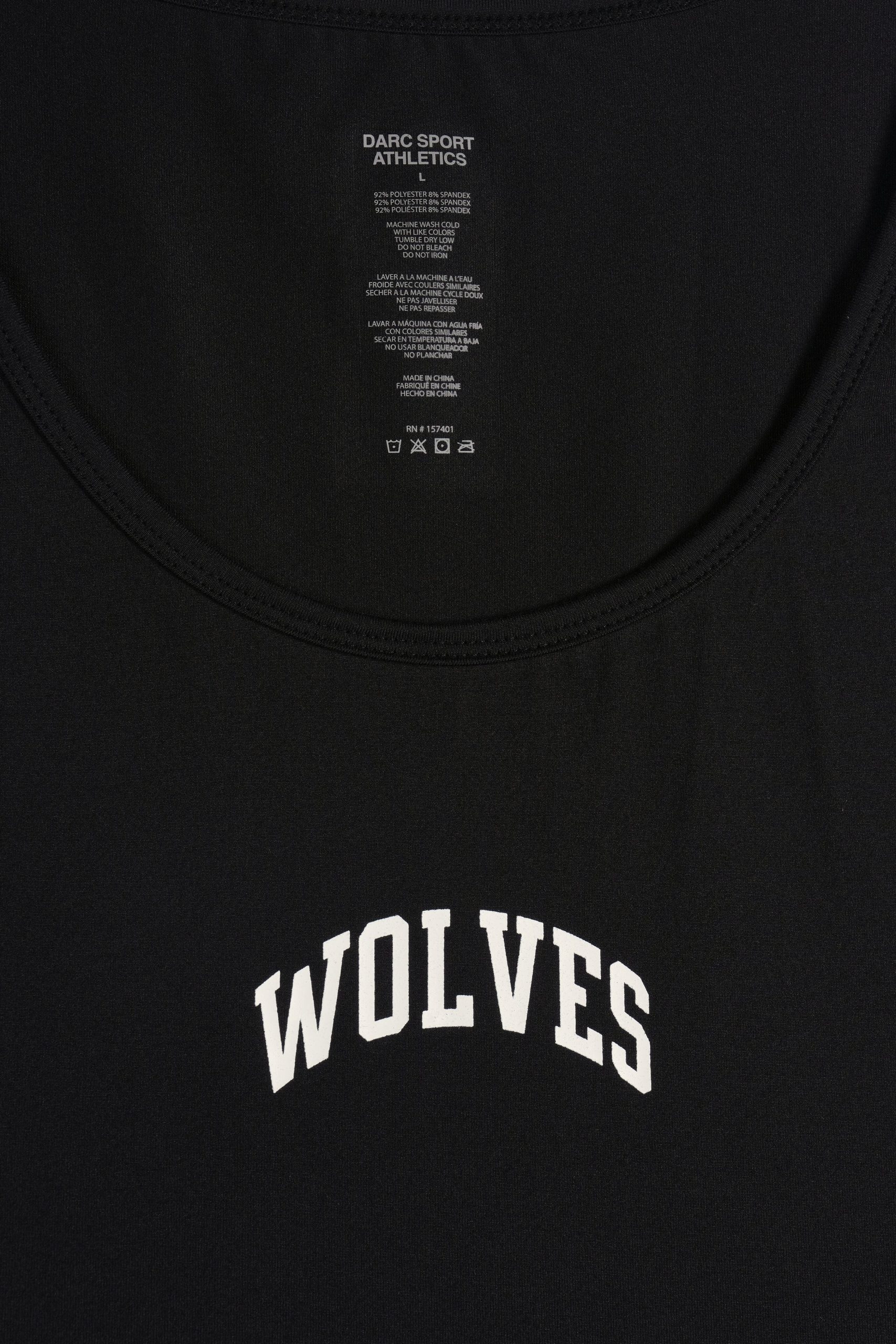 Loyalty Forever Dry Wolf Drop Tank in Black - Image 9