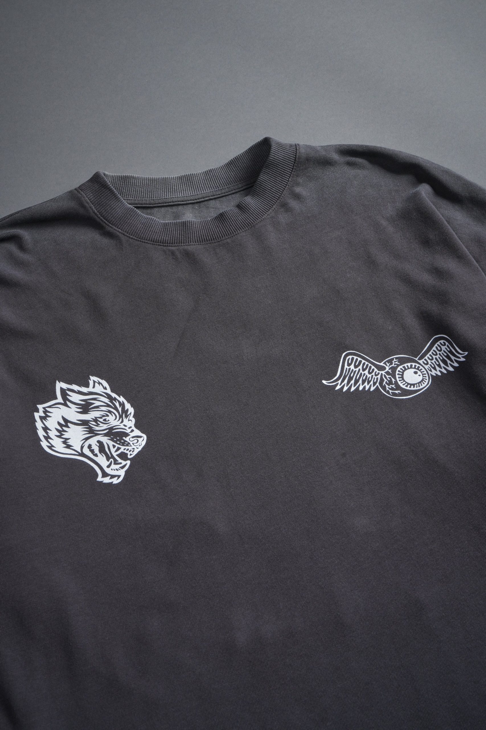Kulture Klash V2 Premium Oversized Tee in Wolf Gray - Image 9