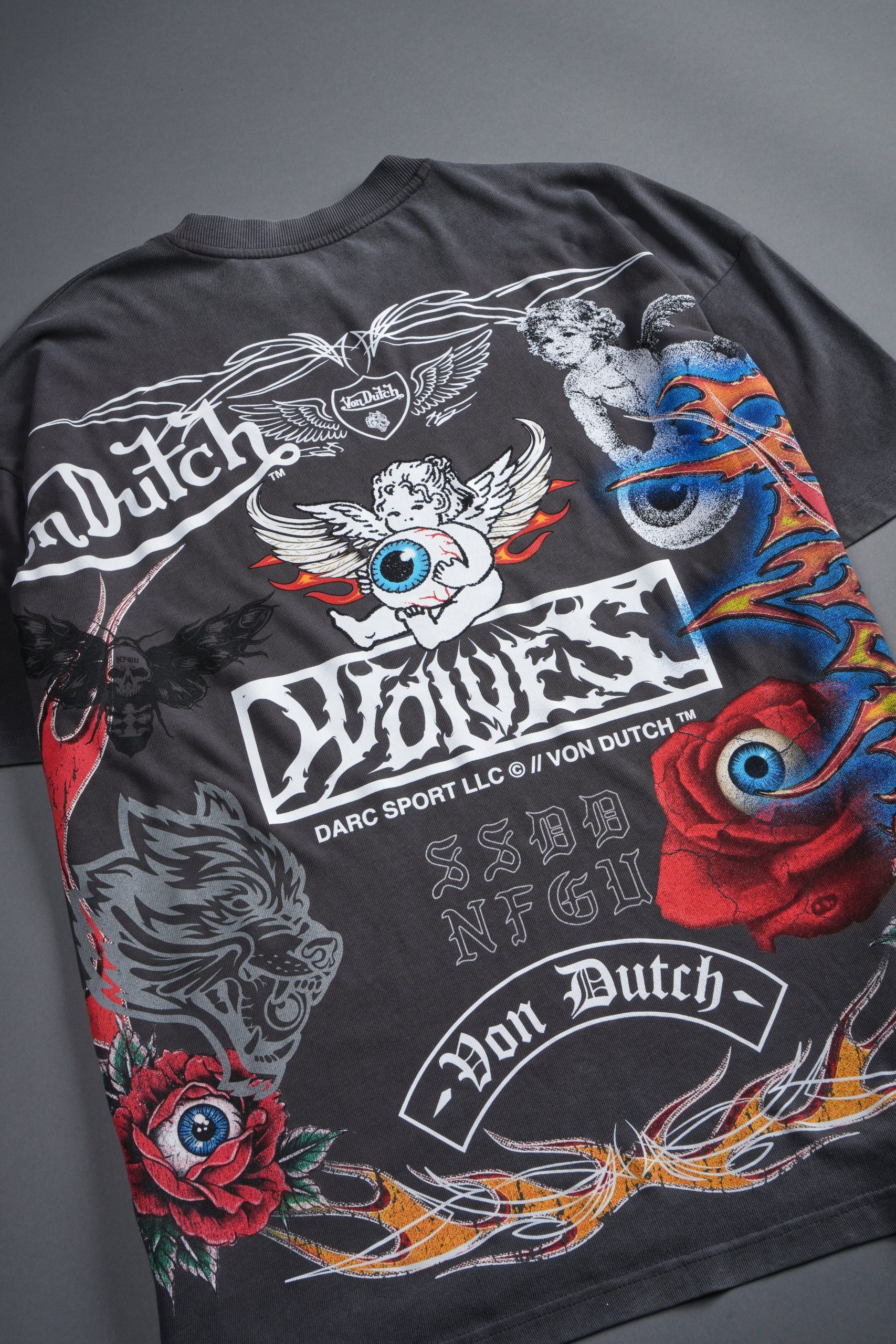 Kulture Klash V2 Premium Oversized Tee in Wolf Gray - Image 10