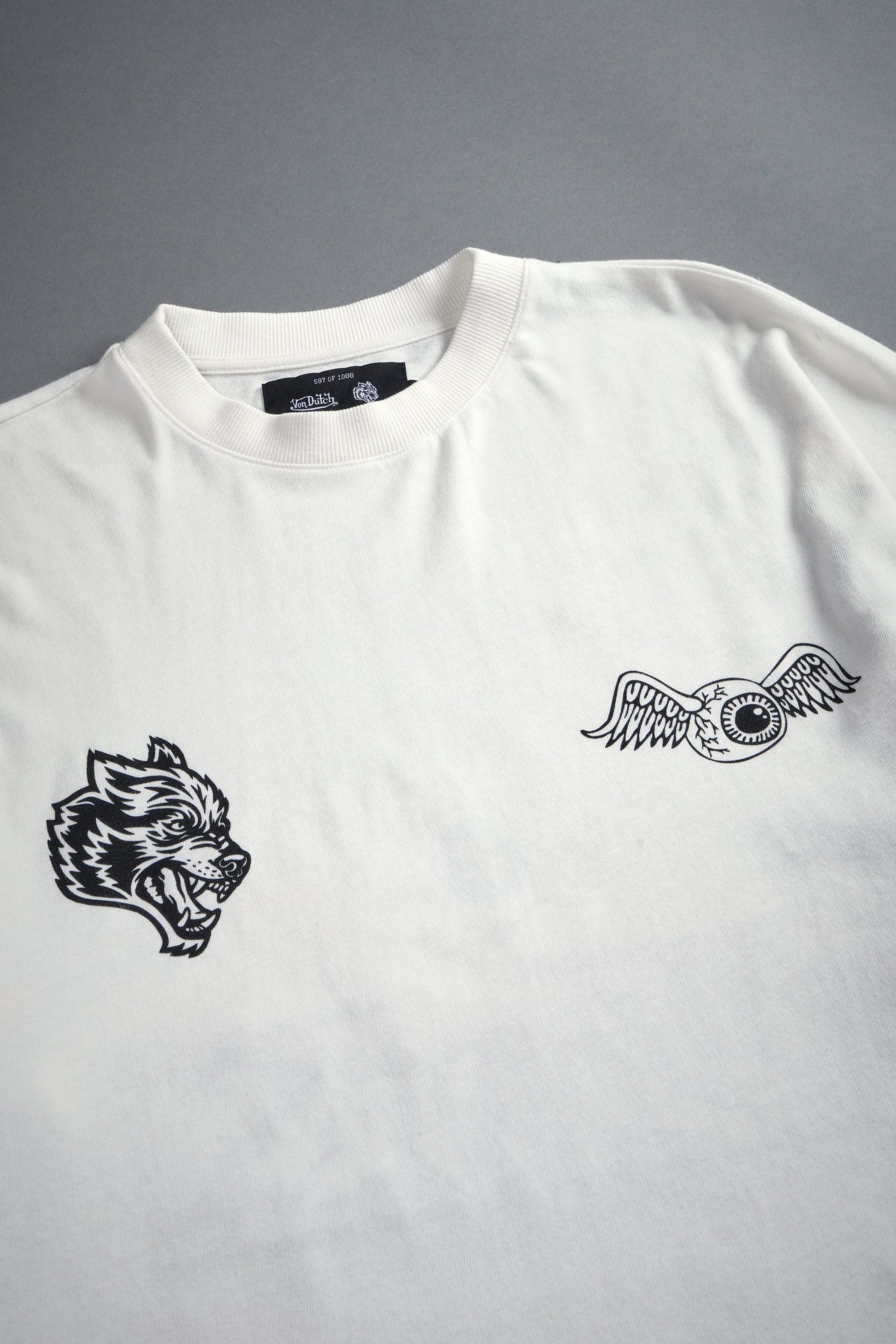 Kulture Klash Premium Oversized Tee in Cream - Image 9