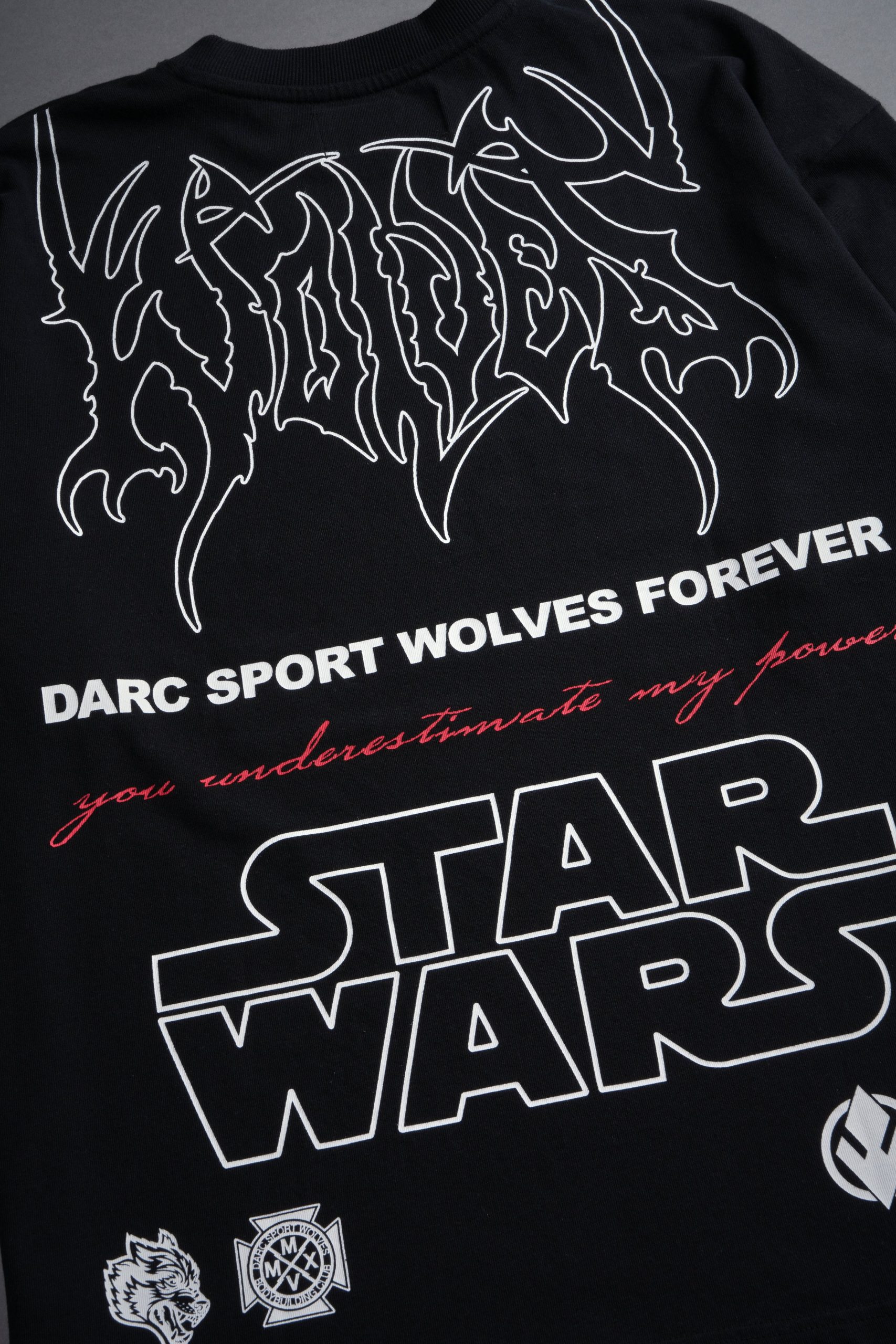 You Underestimate My Power Premium Oversized Tee in Black - Image 8