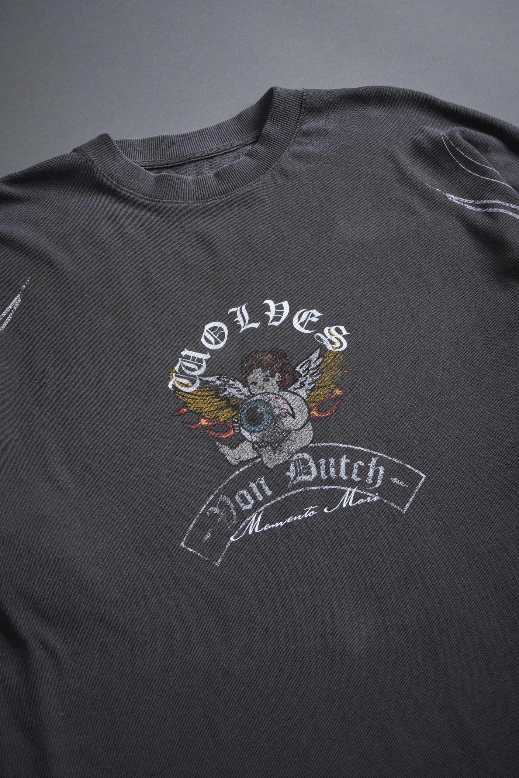 Darc Eyeborn Side-By-Side Series Premium Tee in Wolf Gray - Image 3