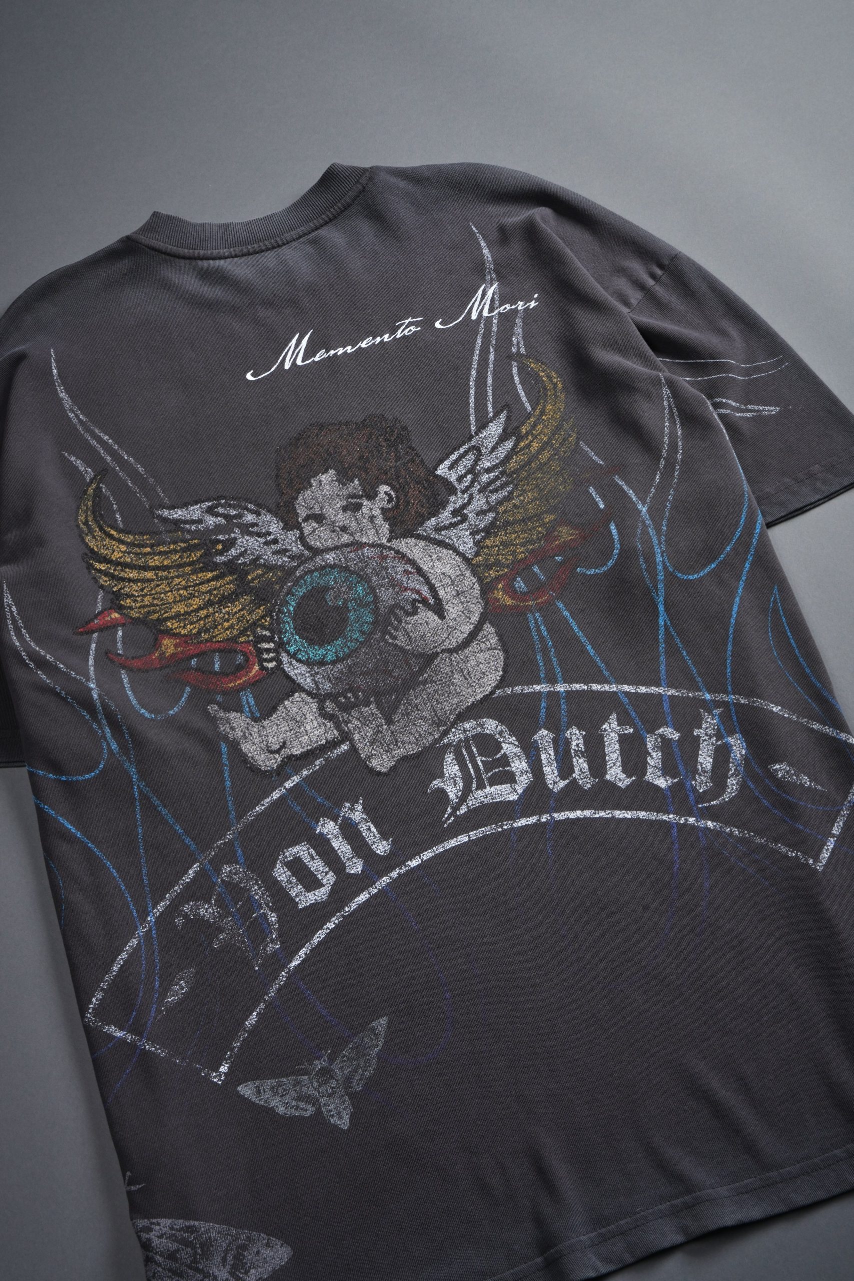 Darc Eyeborn Side-By-Side Series Premium Tee in Wolf Gray - Image 4