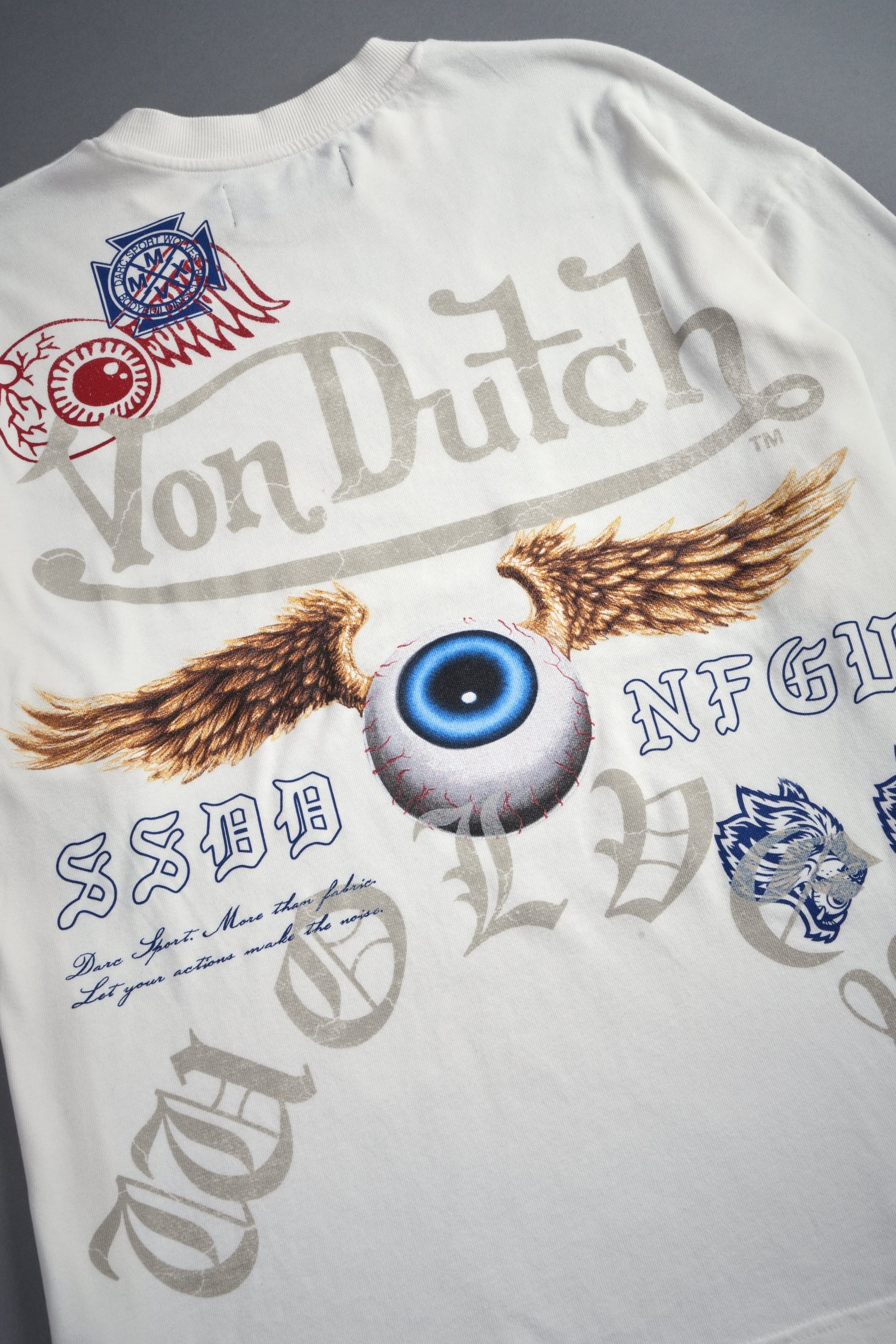 DSVD NFGU Premium Oversized Tee in Cream - Image 9