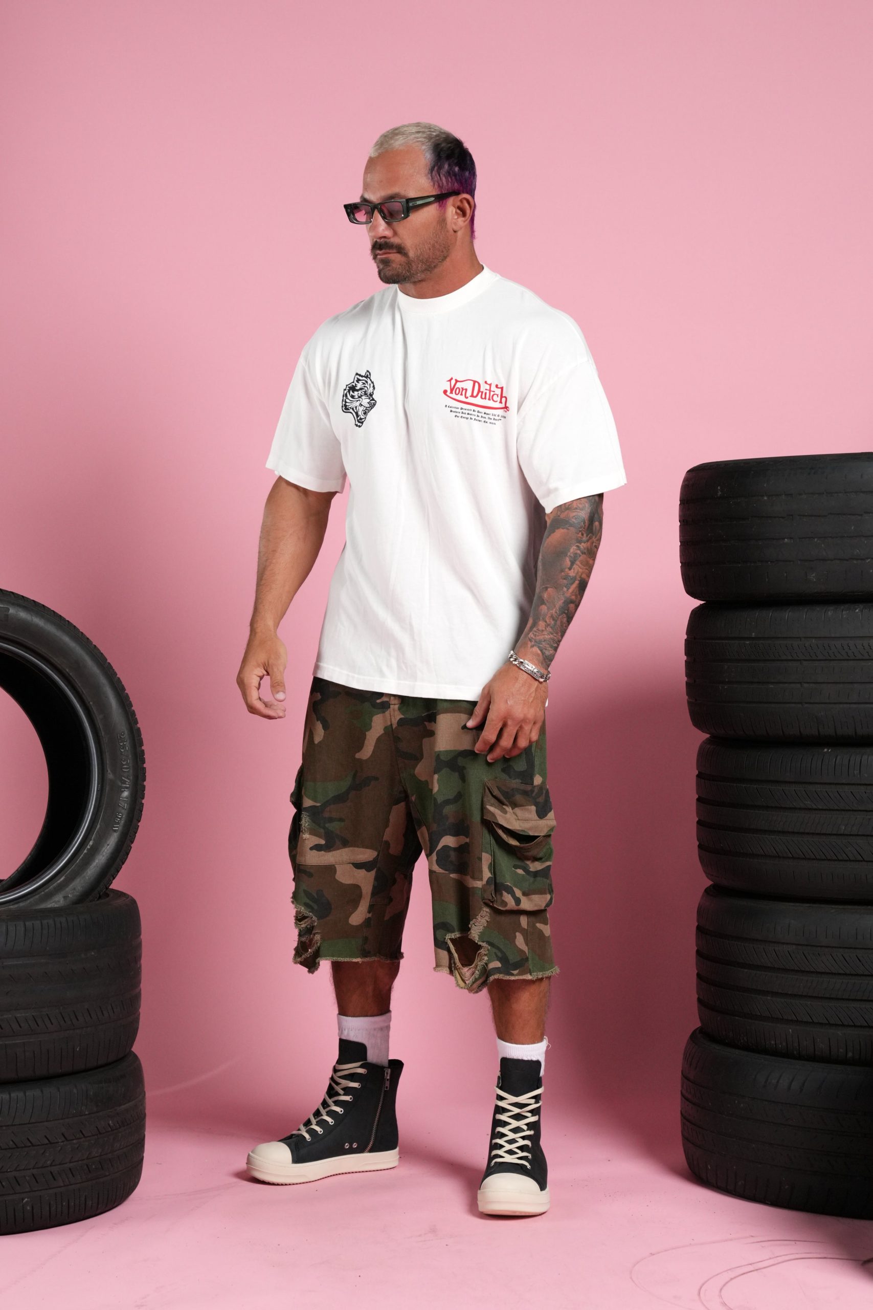 Eye of the Beholder Premium Oversized Tee in Cream - Image 5