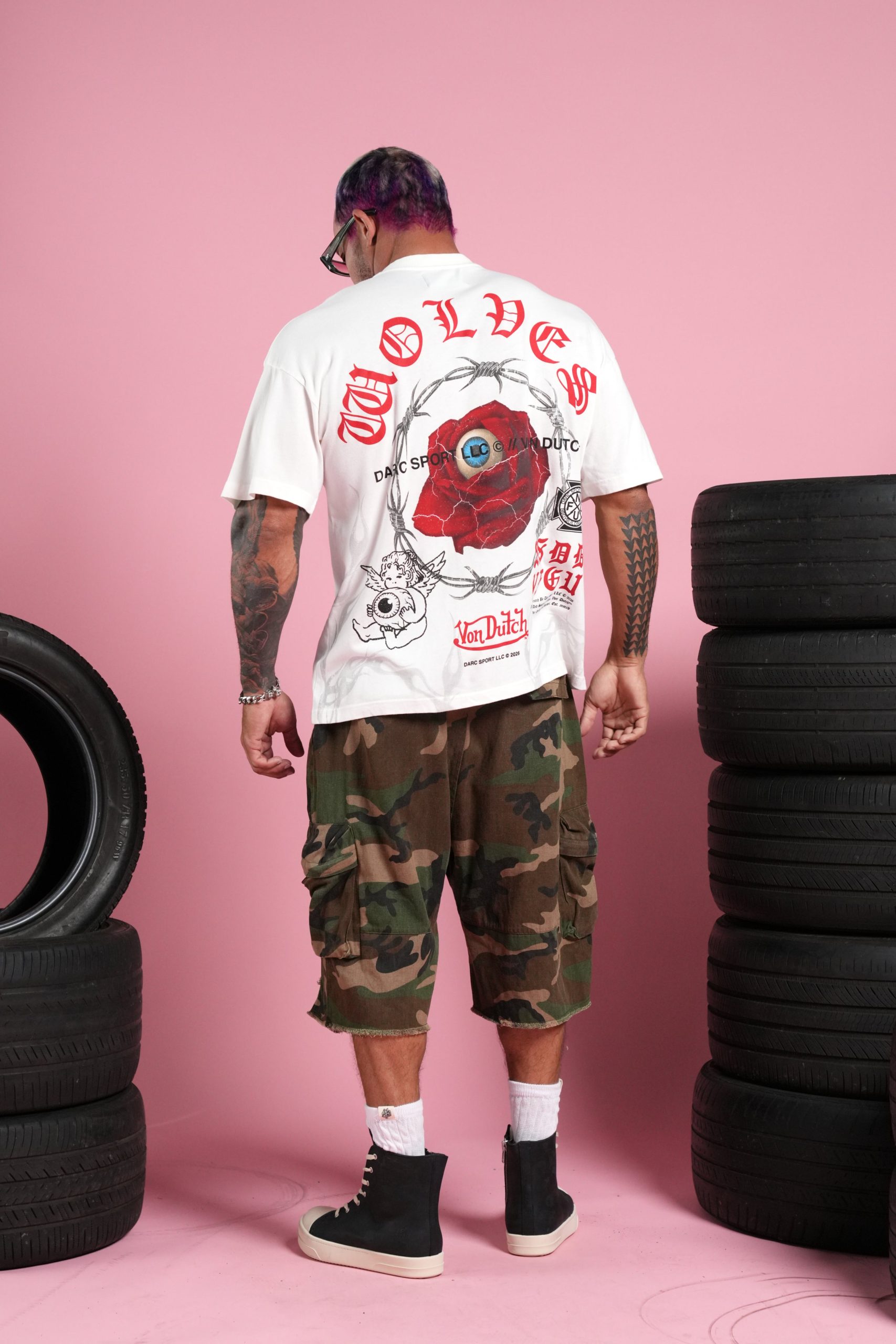 Eye of the Beholder Premium Oversized Tee in Cream - Image 6