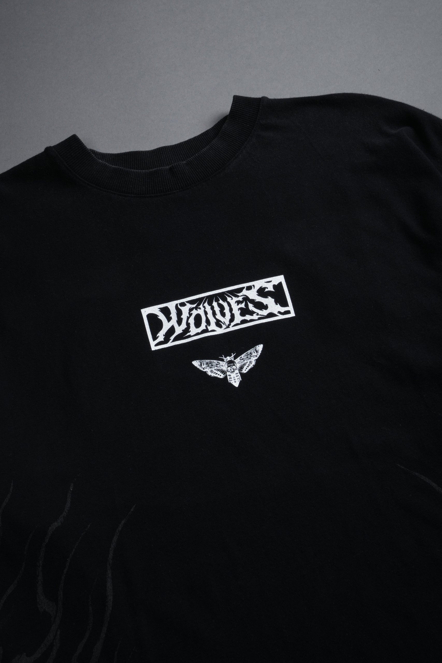Death's-Head Premium Oversized Tee in Black - Image 10