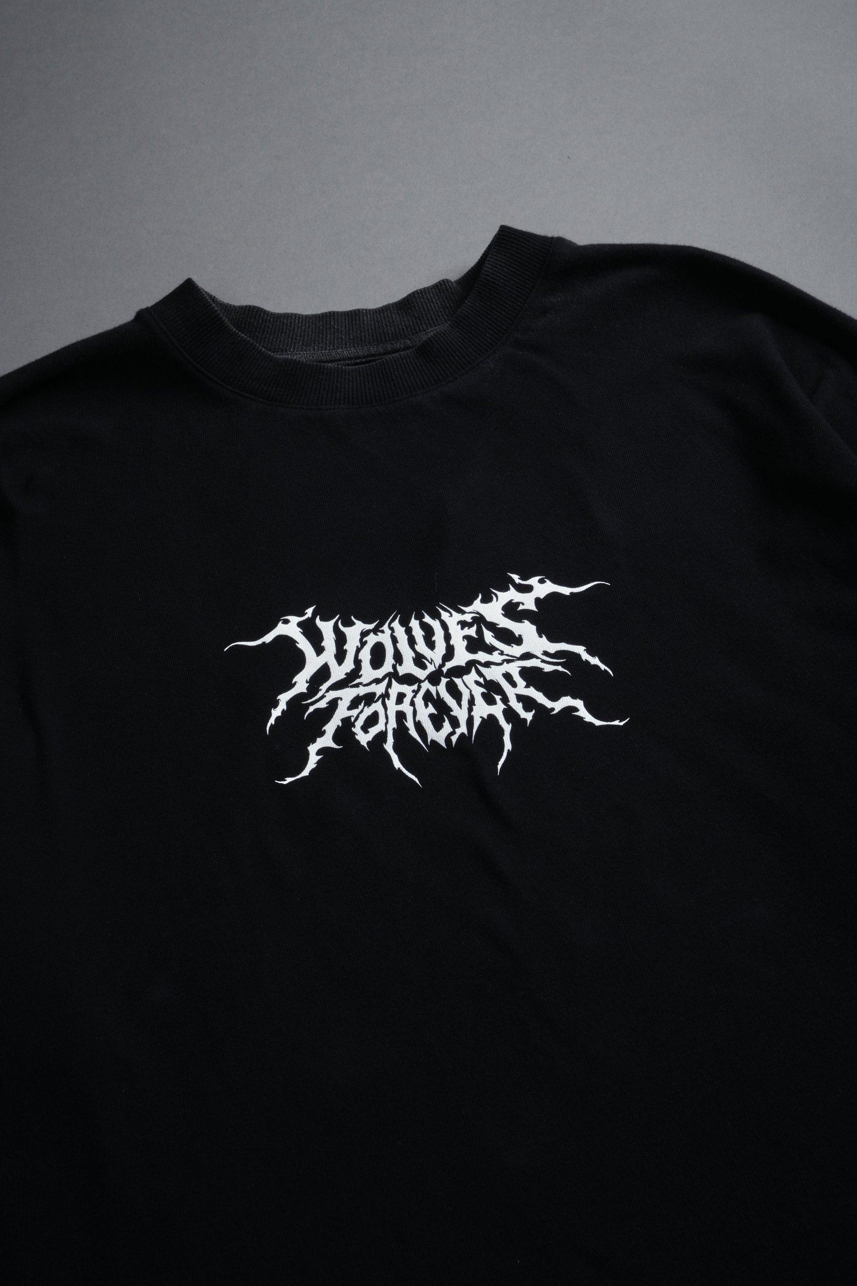 Work In Silence NFGU Premium Oversized Tee in Black - Image 9