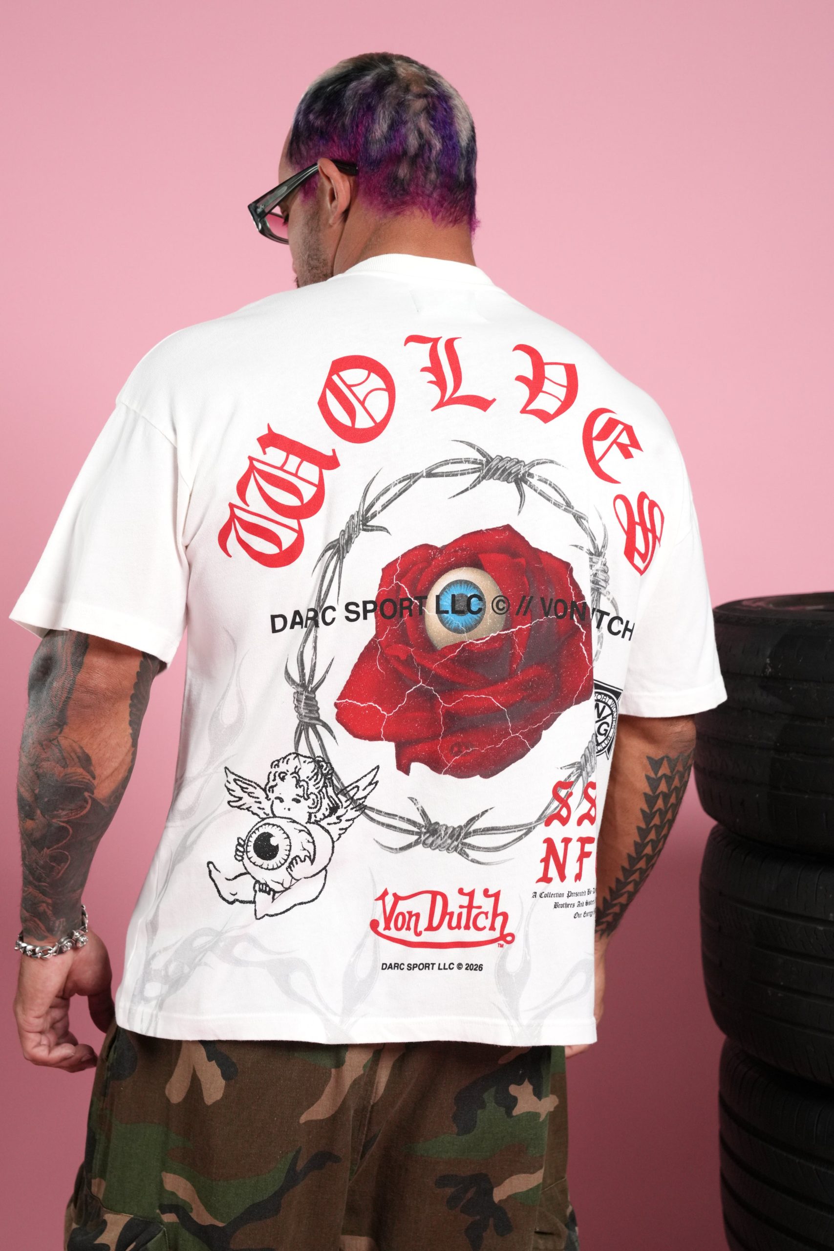 Eye of the Beholder Premium Oversized Tee in Cream - Image 4