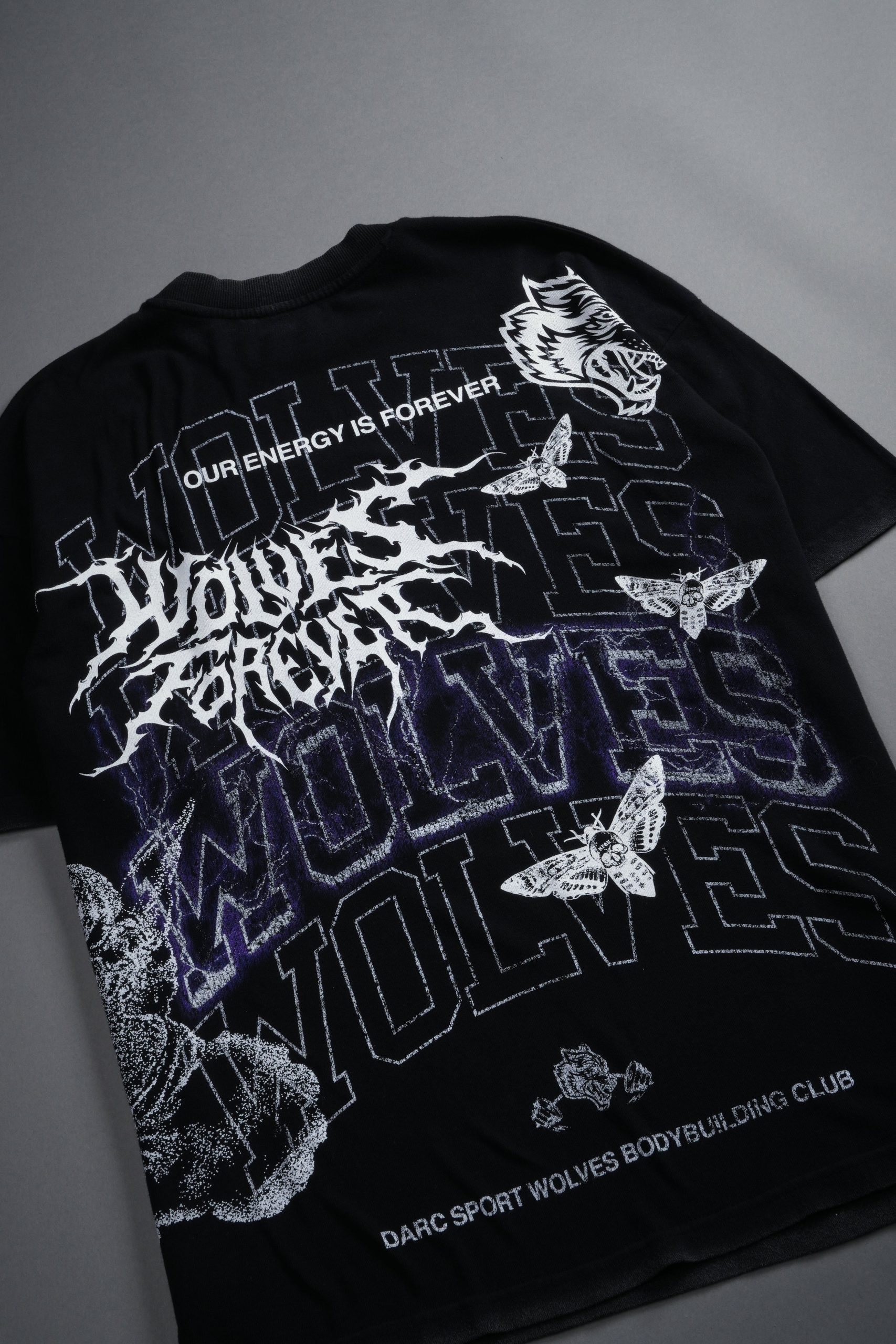 Work In Silence NFGU Premium Oversized Tee in Black - Image 10