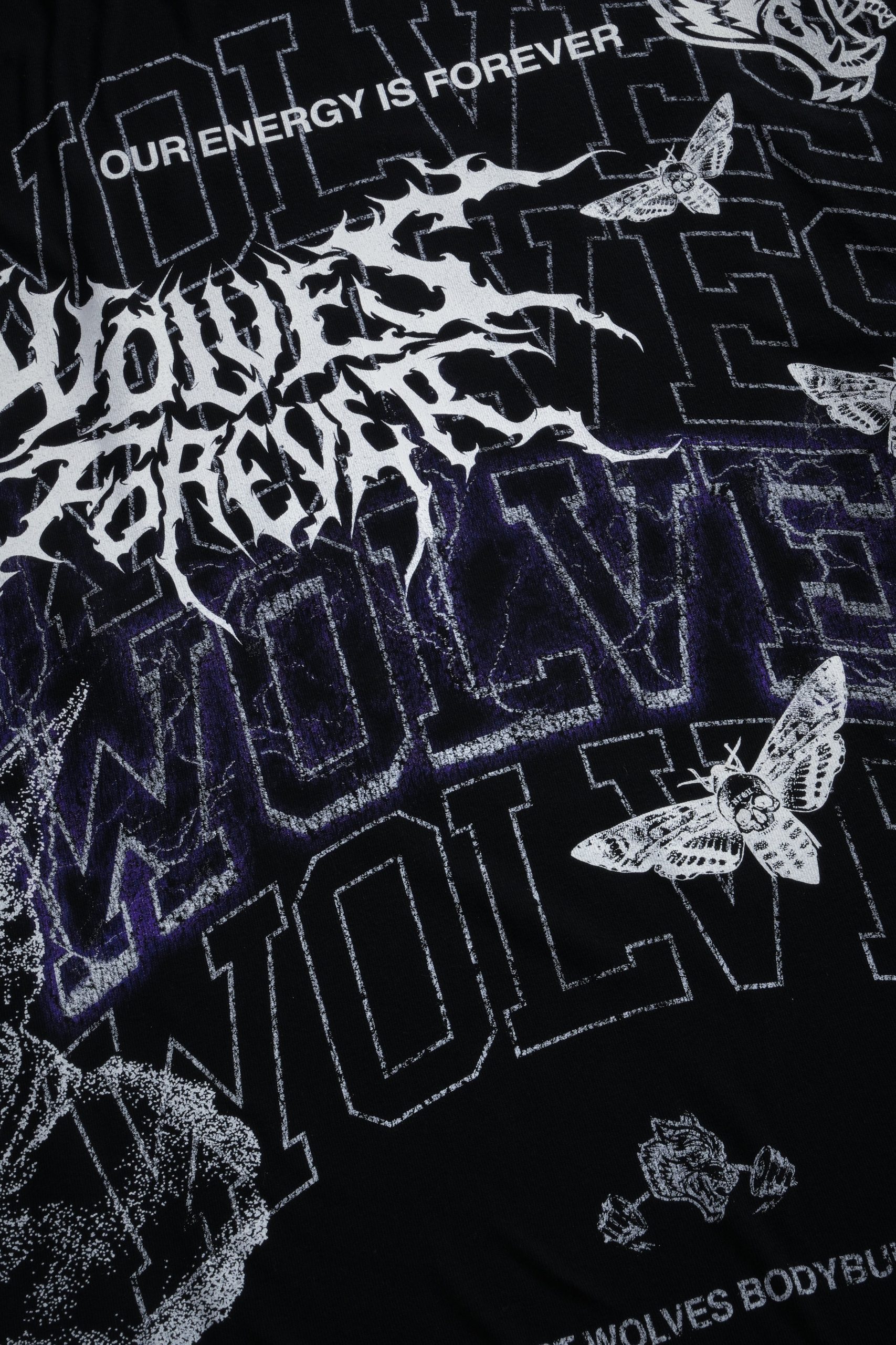 Work In Silence NFGU Premium Oversized Tee in Black - Image 11
