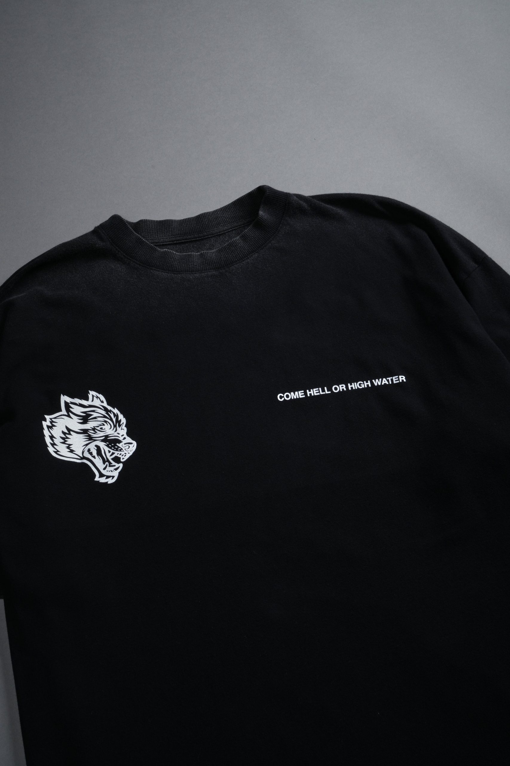 Come Hell Or High Water NFGU Premium Oversized Tee in Black - Image 9