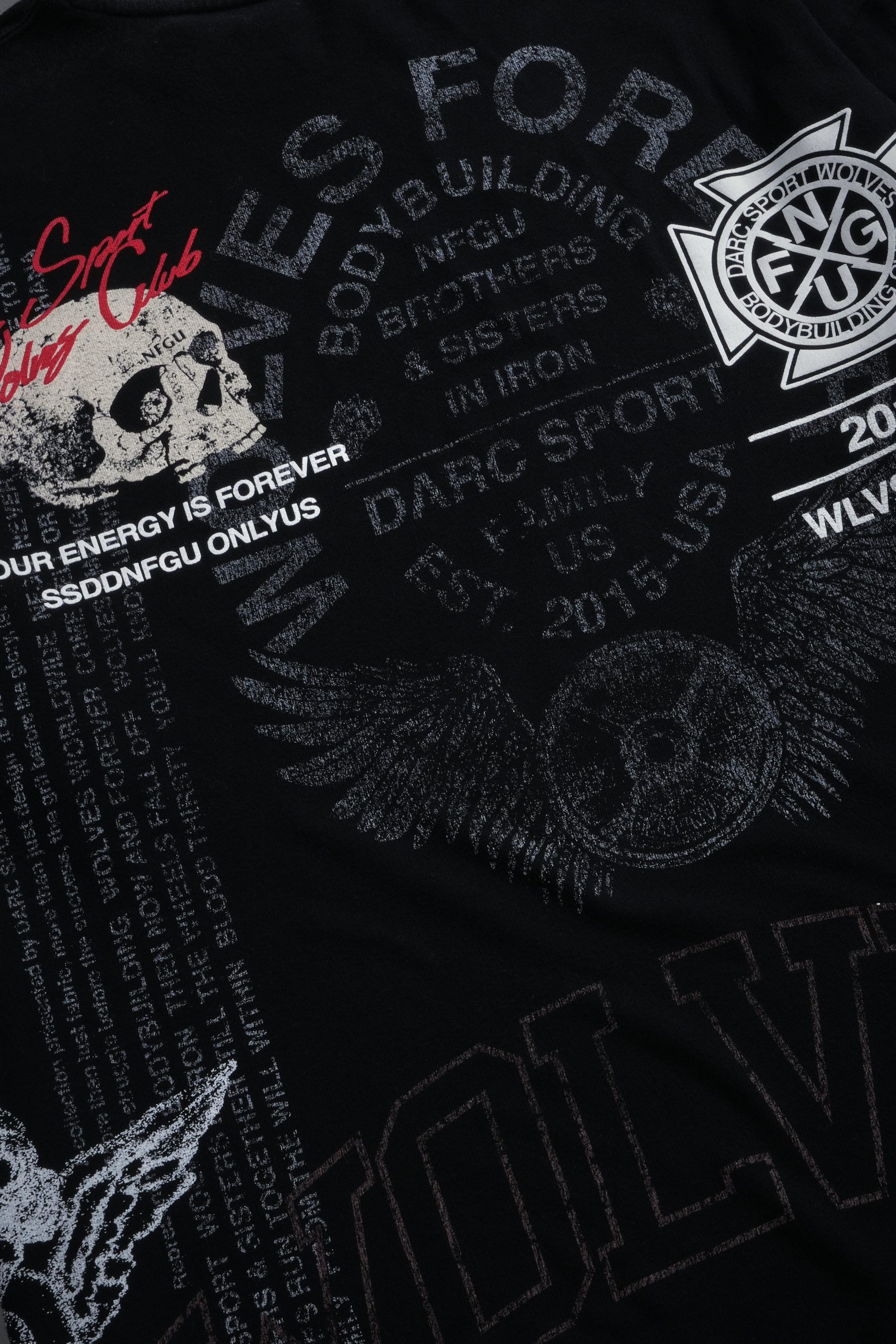 Fearless NFGU Premium Oversized Tee in Black - Image 11