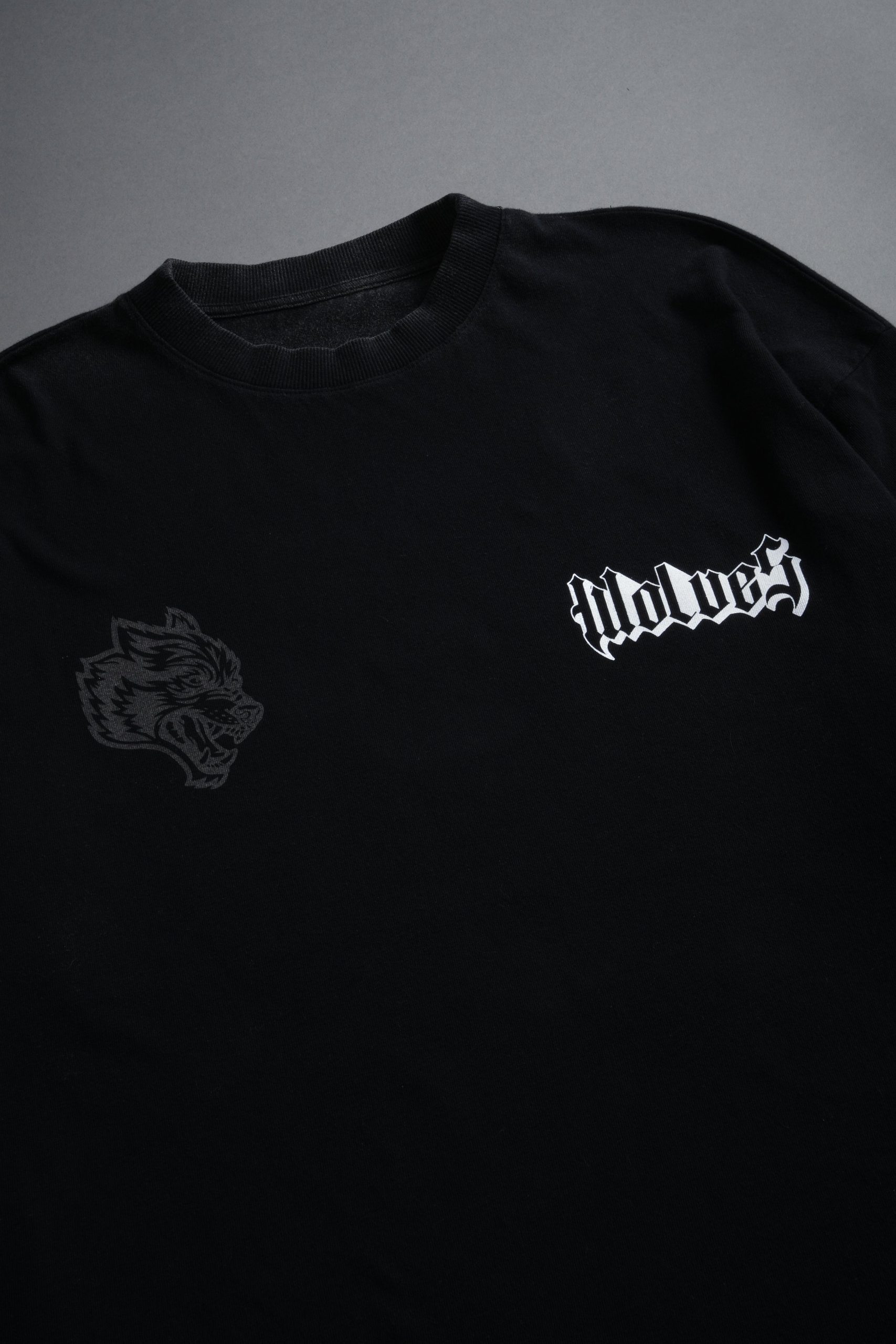 Wlvs Fire Premium Oversized Tee in Black - Image 9